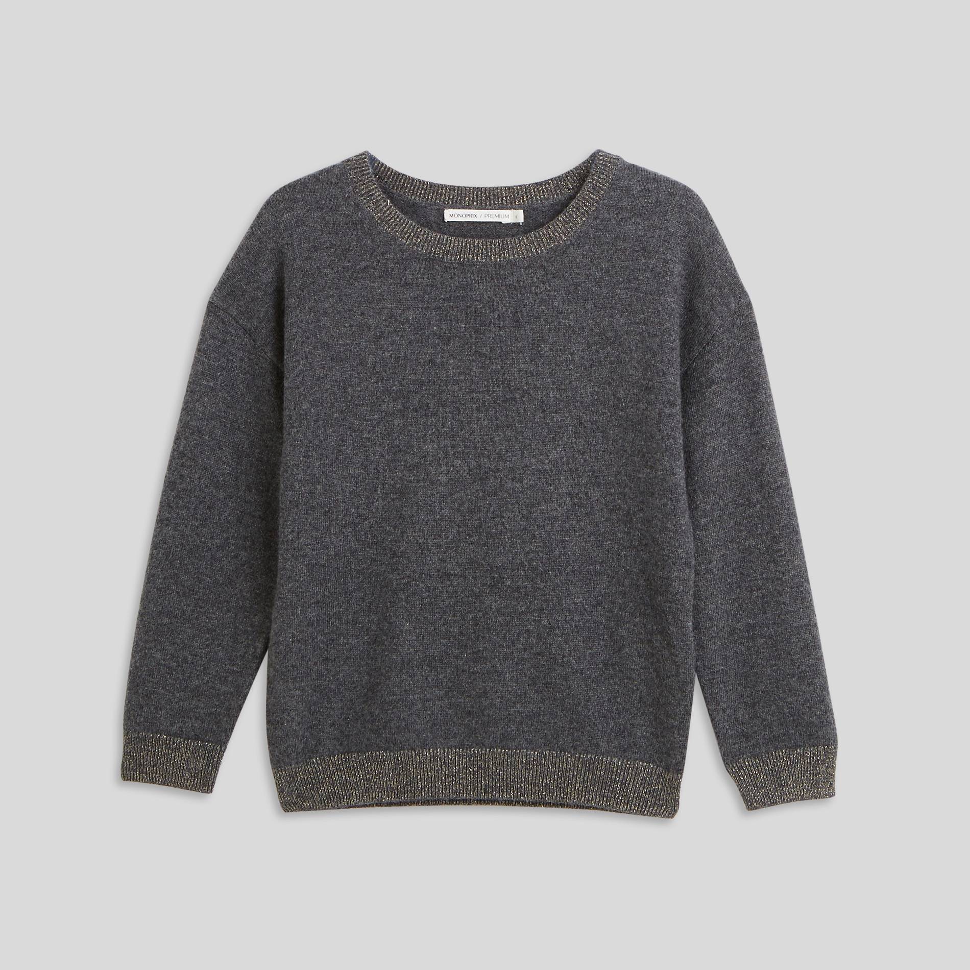 Pull en cachemire, Gris foncé, large image number 1.0