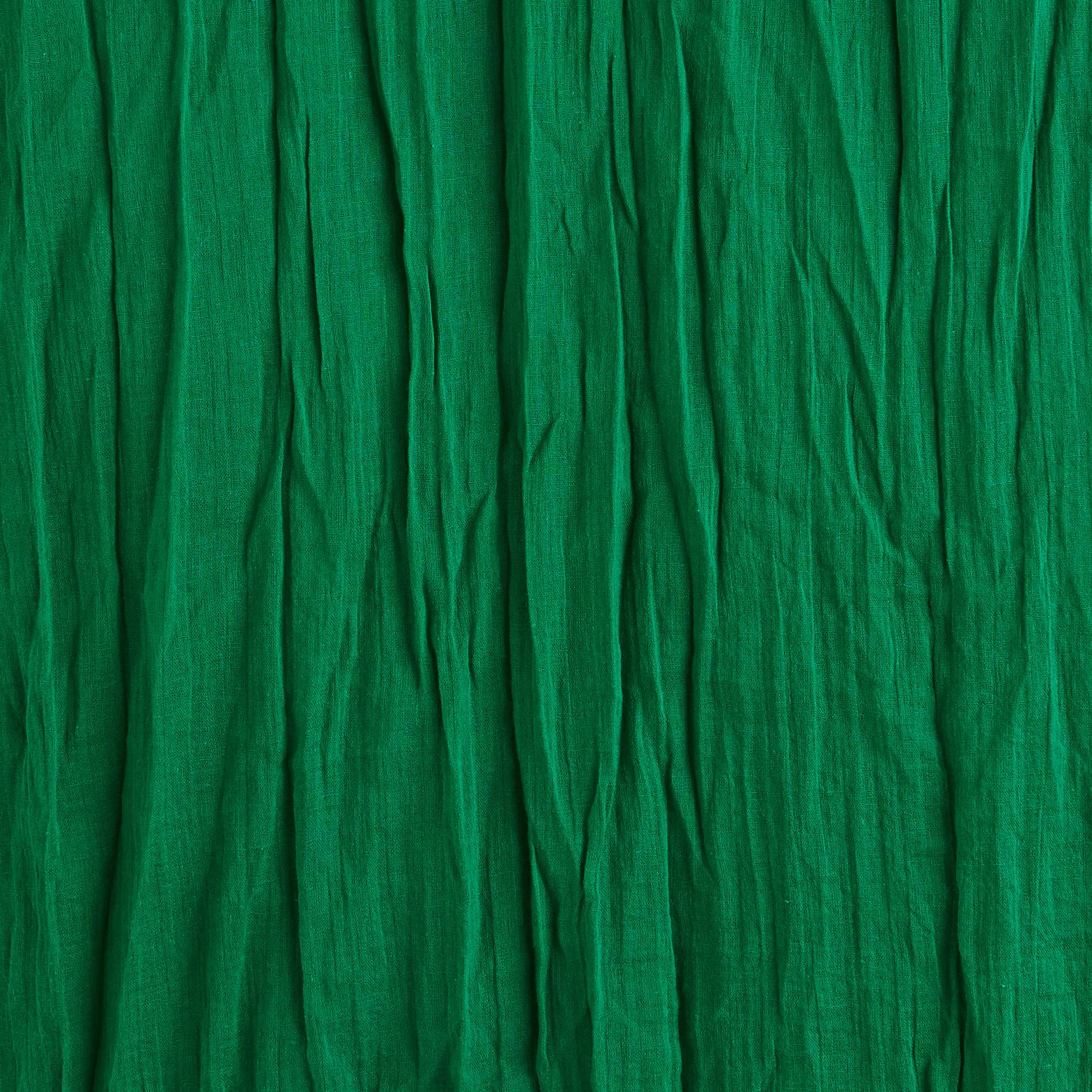 Etole en coton BIO froissée, Vert, large image number 2