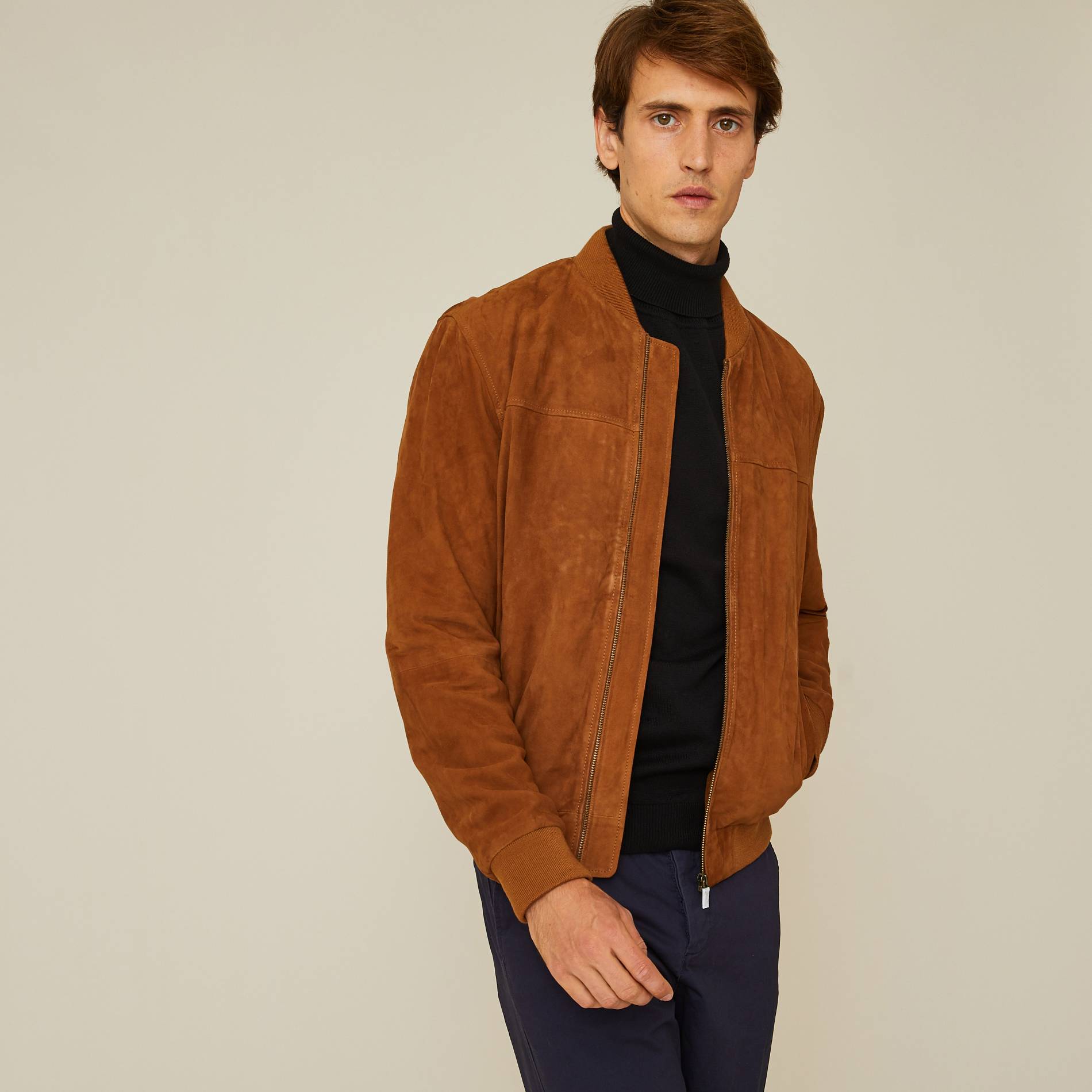 Teddy cuir, Caramel, large image number 0