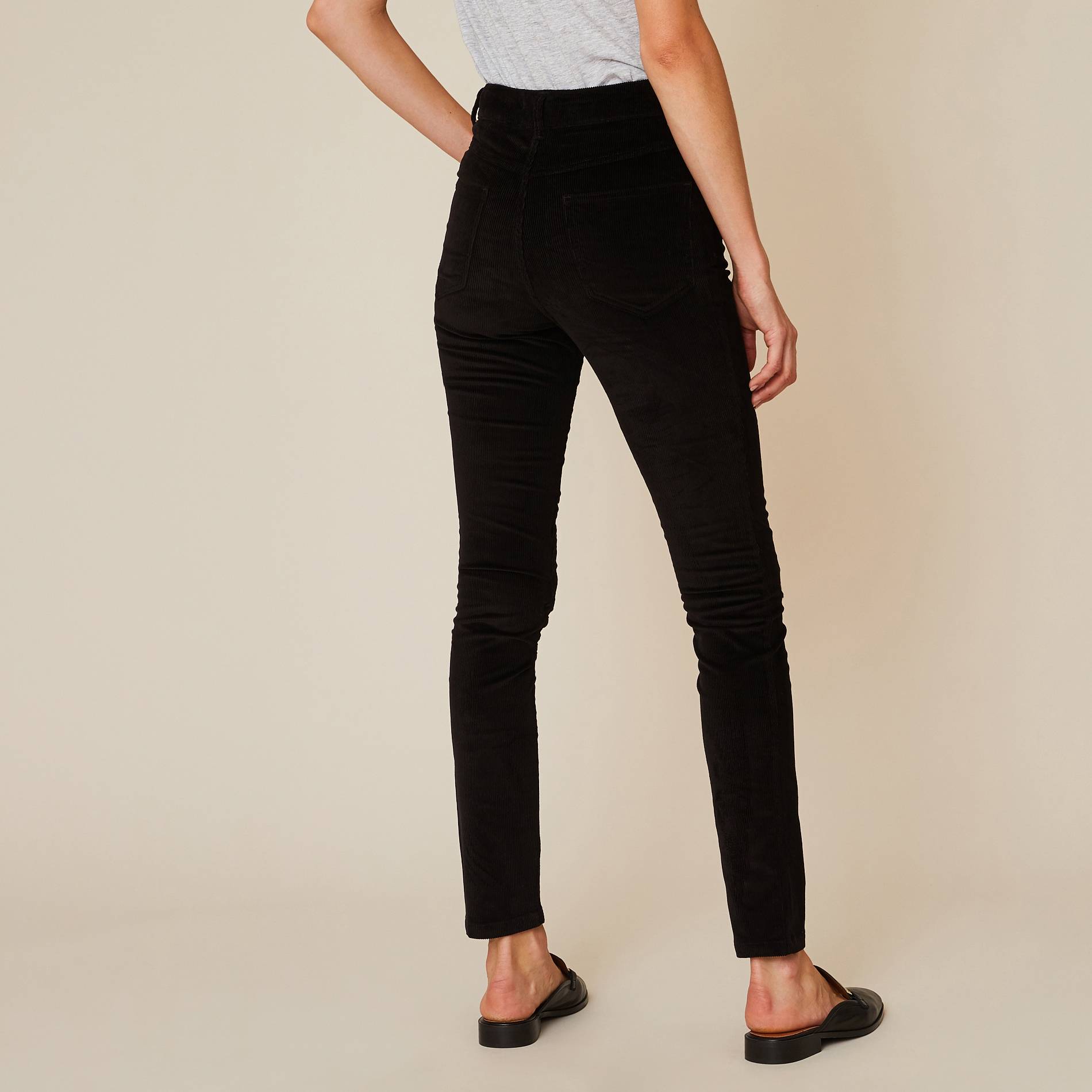 Pantalon skinny en velours, Noir, large image number 1.0
