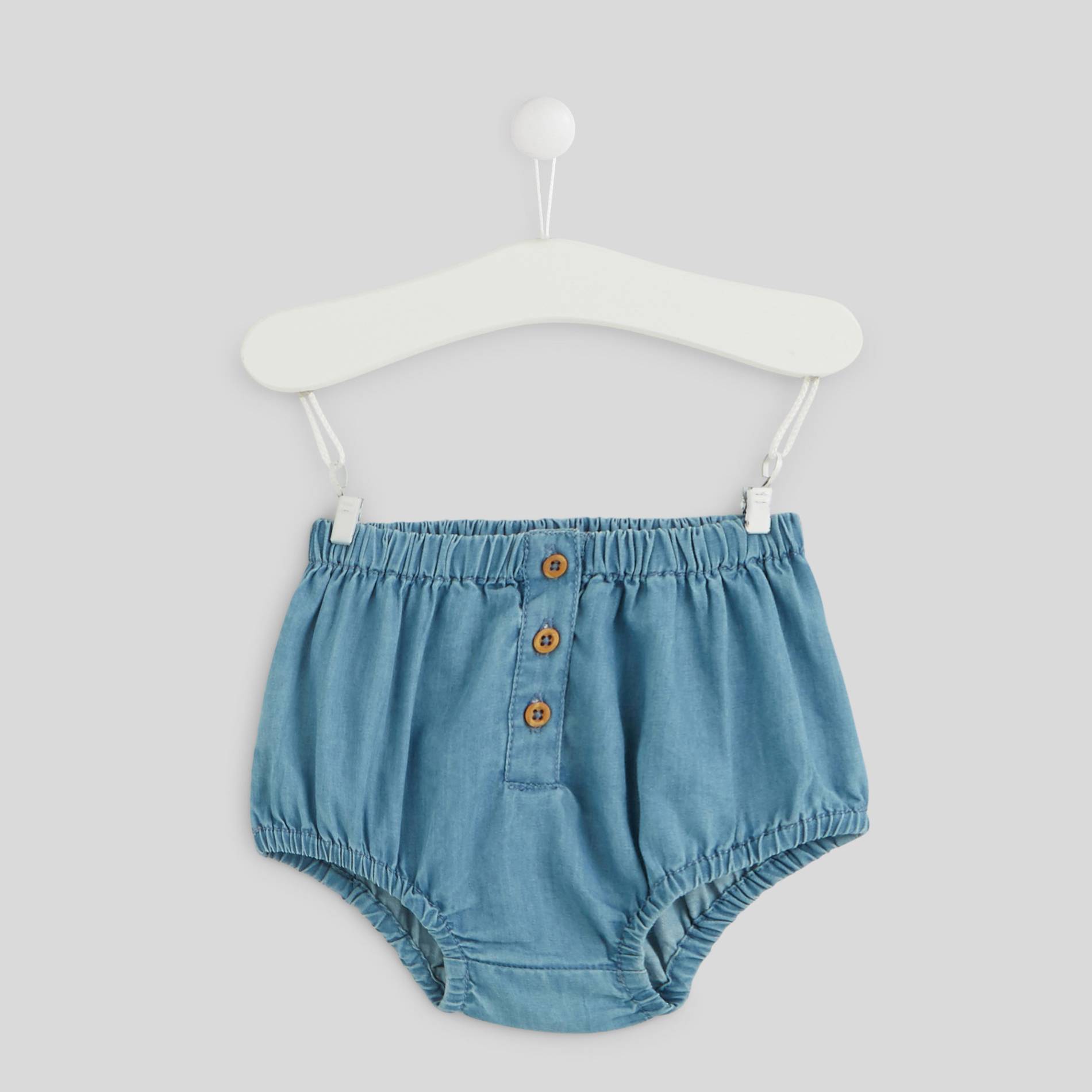 Bloomer en Chambray, Bleu gris, large image number 0.0