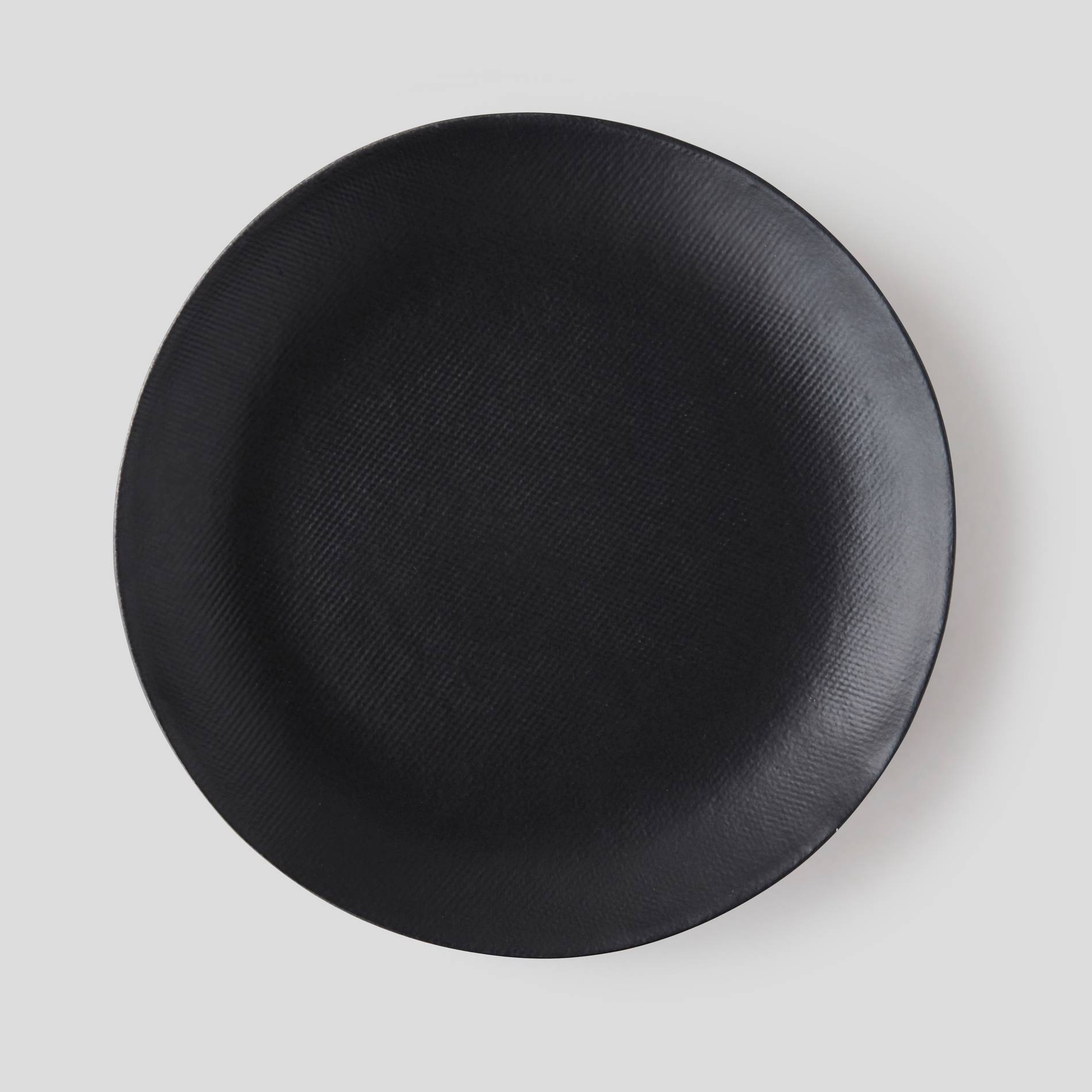 Assiette plate en céramique, Noir, large image number 0.0