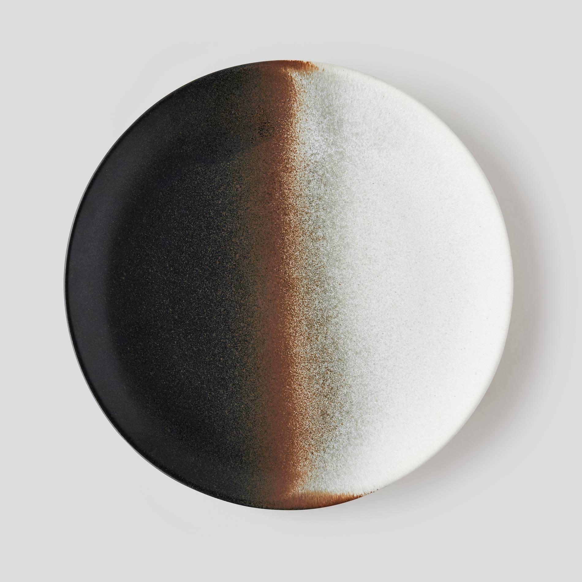 Assiette plate, Noir, large image number 0