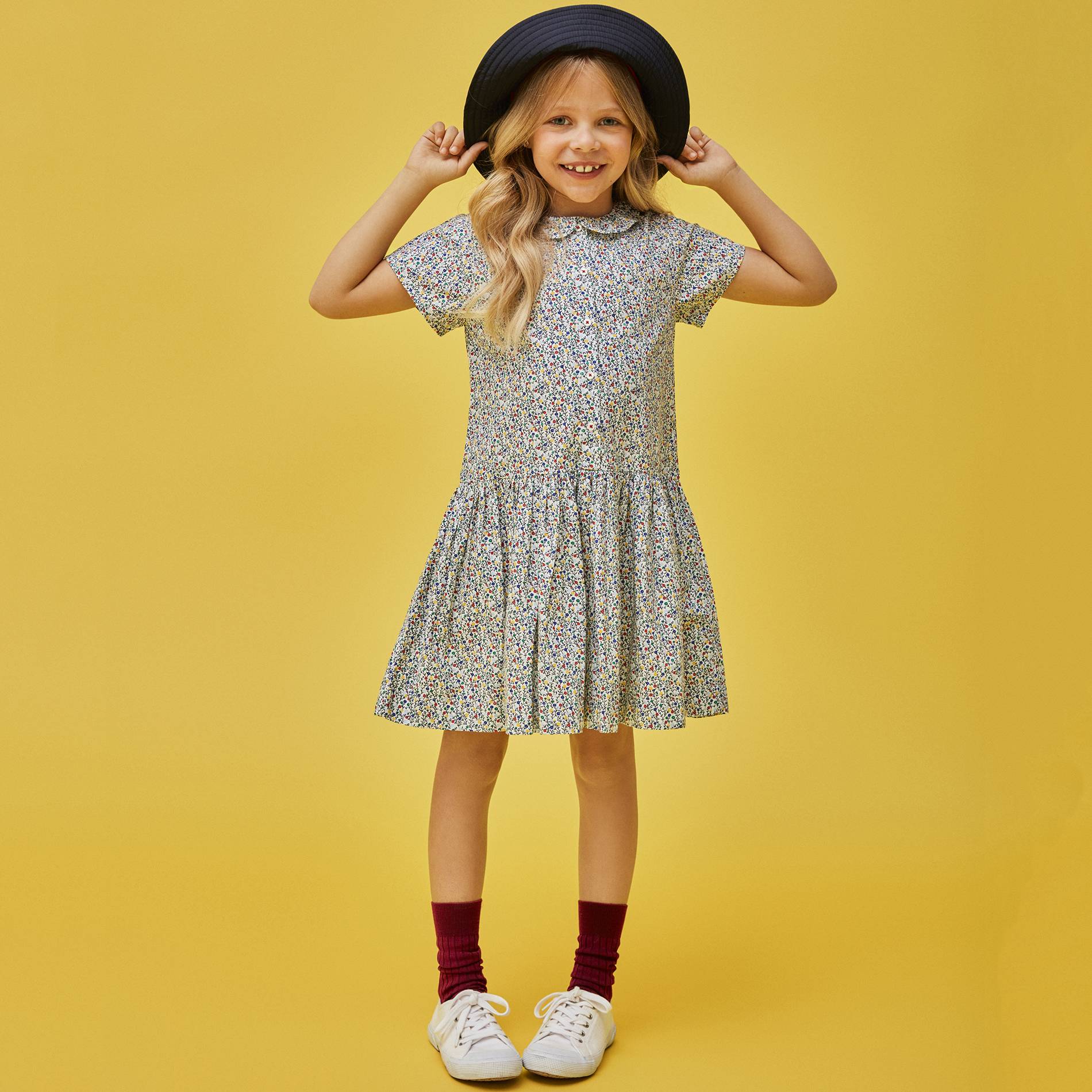 Robe imprimée, Ecru, large image number 0
