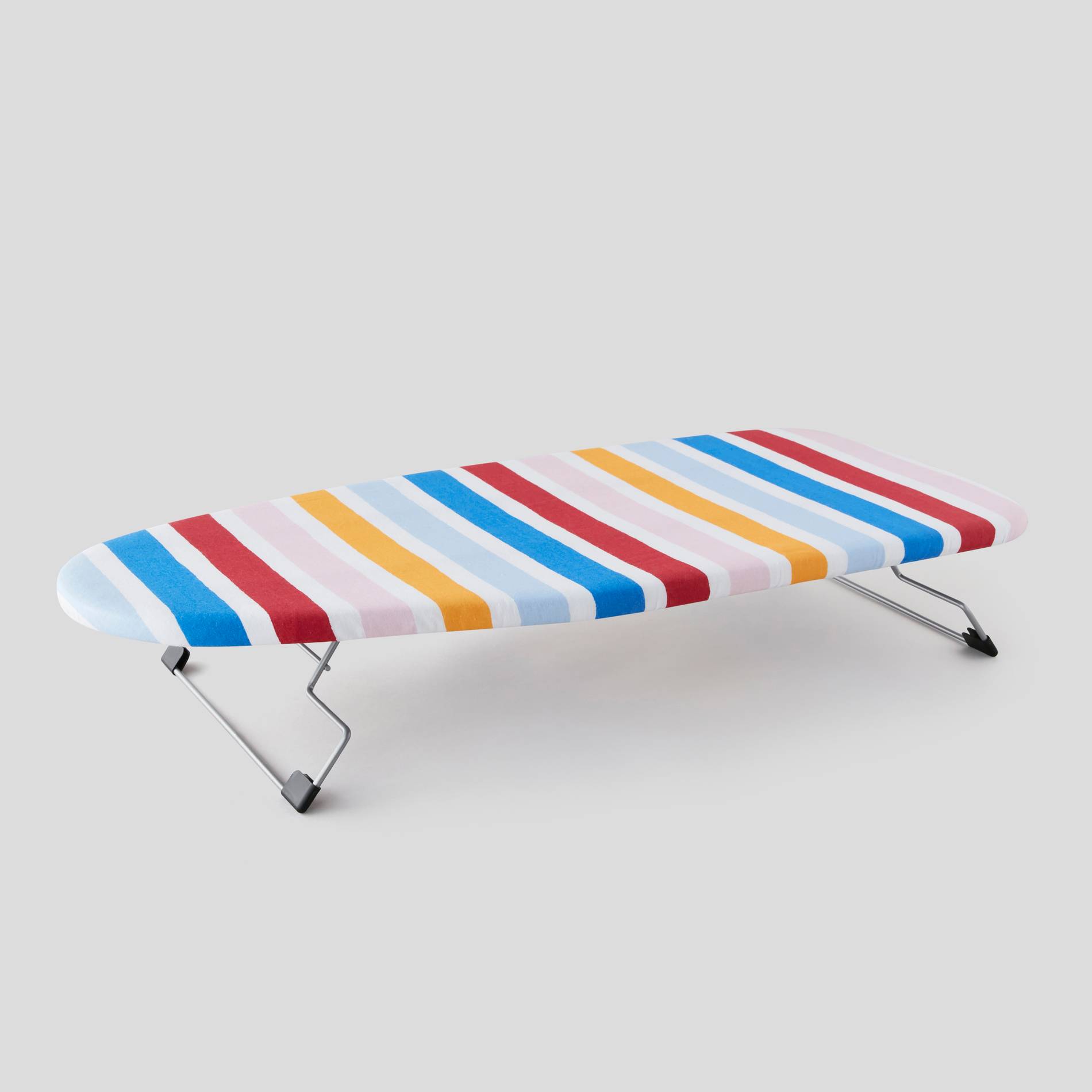 Mini table &agrave; repasser, 70x32cm, en m&eacute;tal et coton, Multicolore, large image number 0