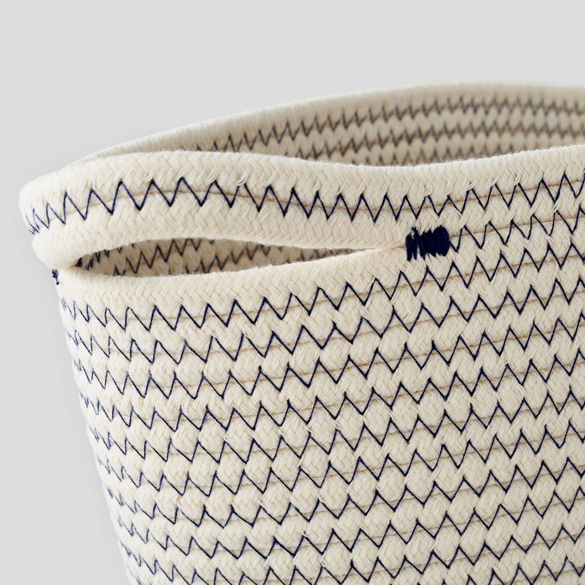 Panier haut en coton, Ecru, large image number 1.0