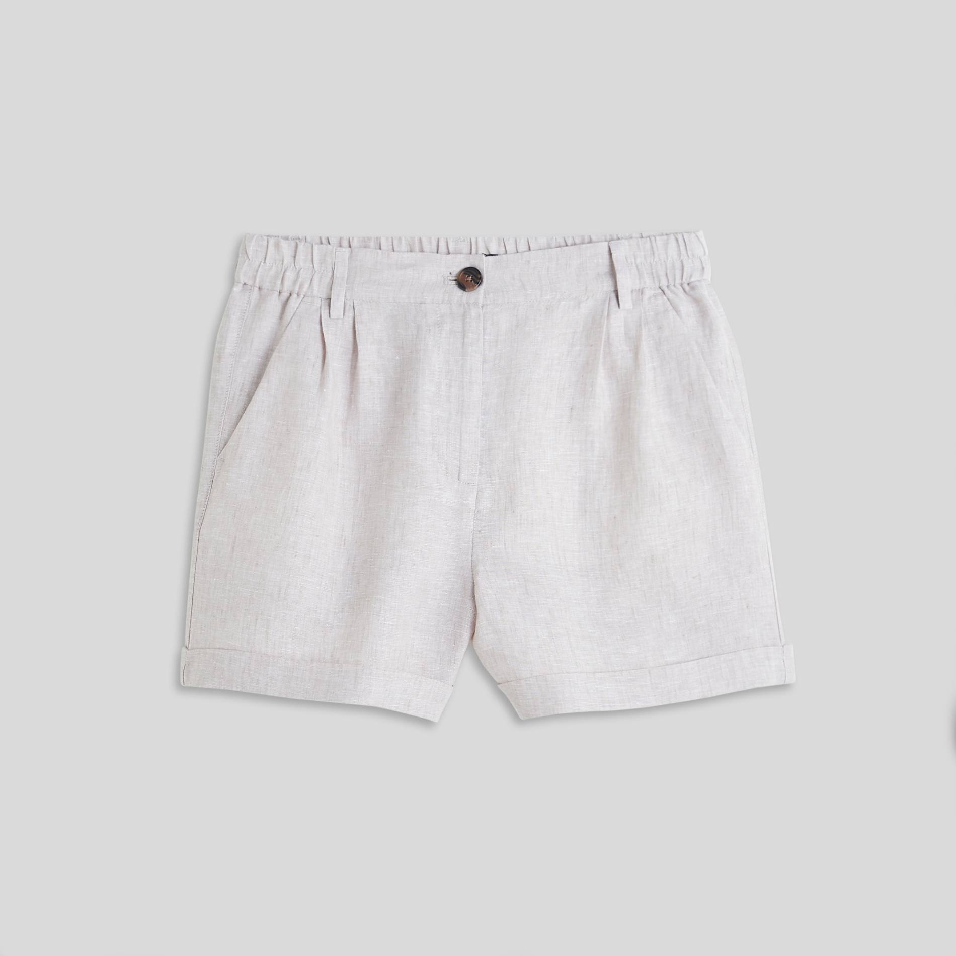 Short en lin, Coquille, large image number 2
