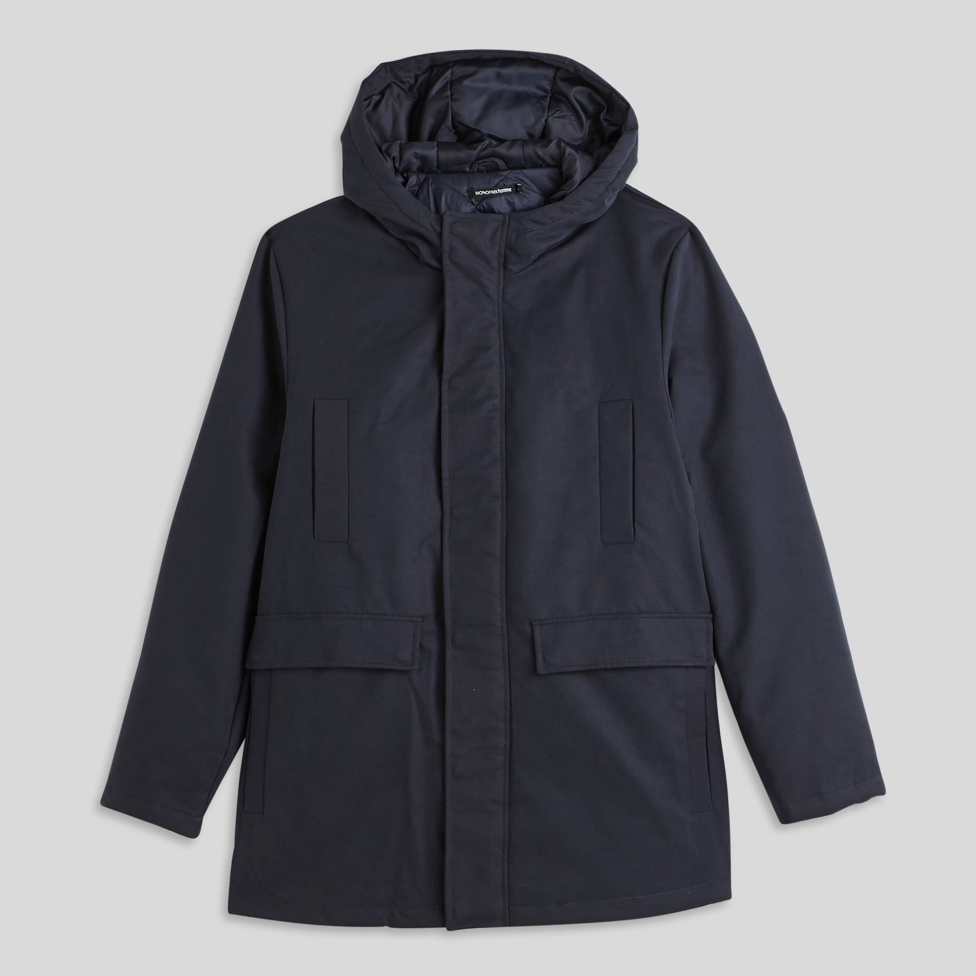 Parka à capuche, Bleu marine, large image number 2