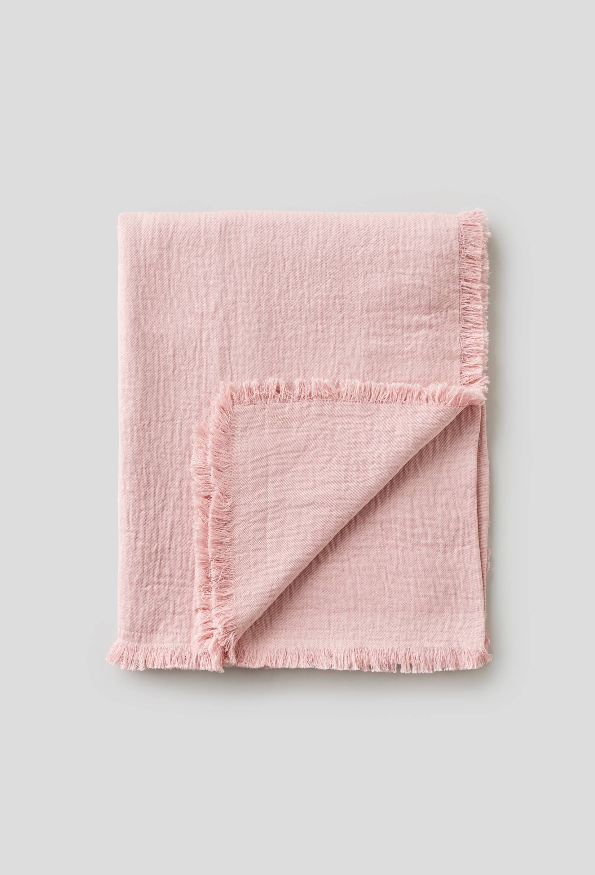 Plaid gauffr&eacute;, Bois de rose, large image number 0