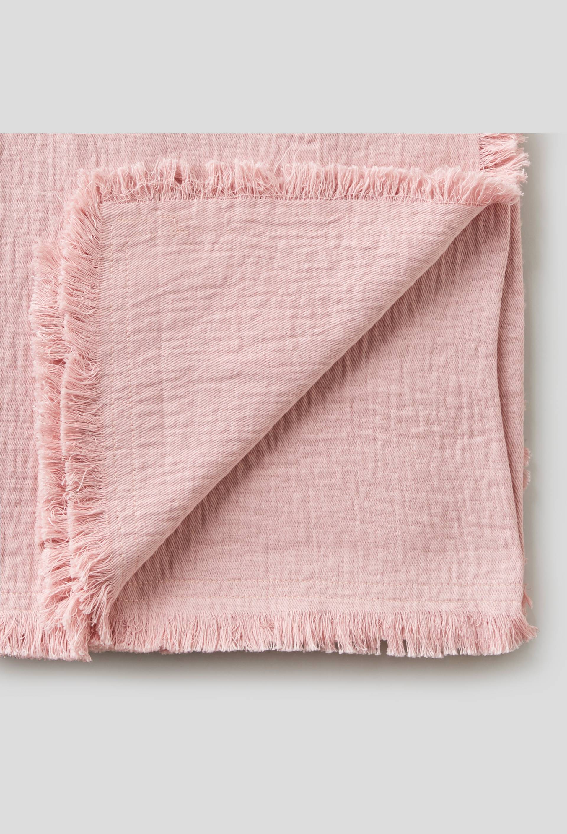 Plaid gauffr&eacute;, Bois de rose, large image number 1