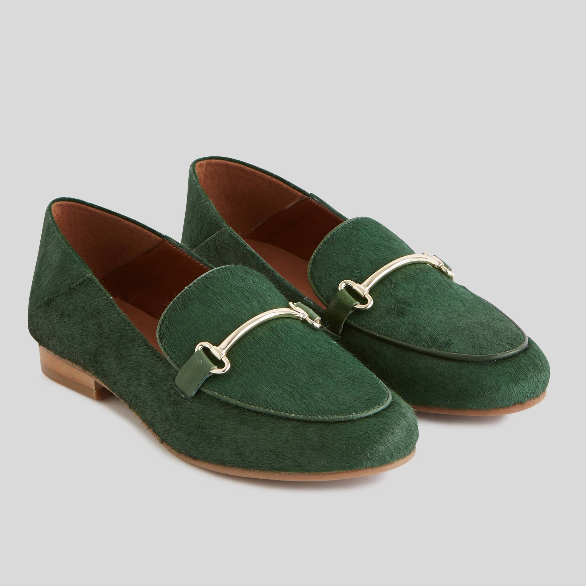 Mocassins à mors, Vert, large image number 1