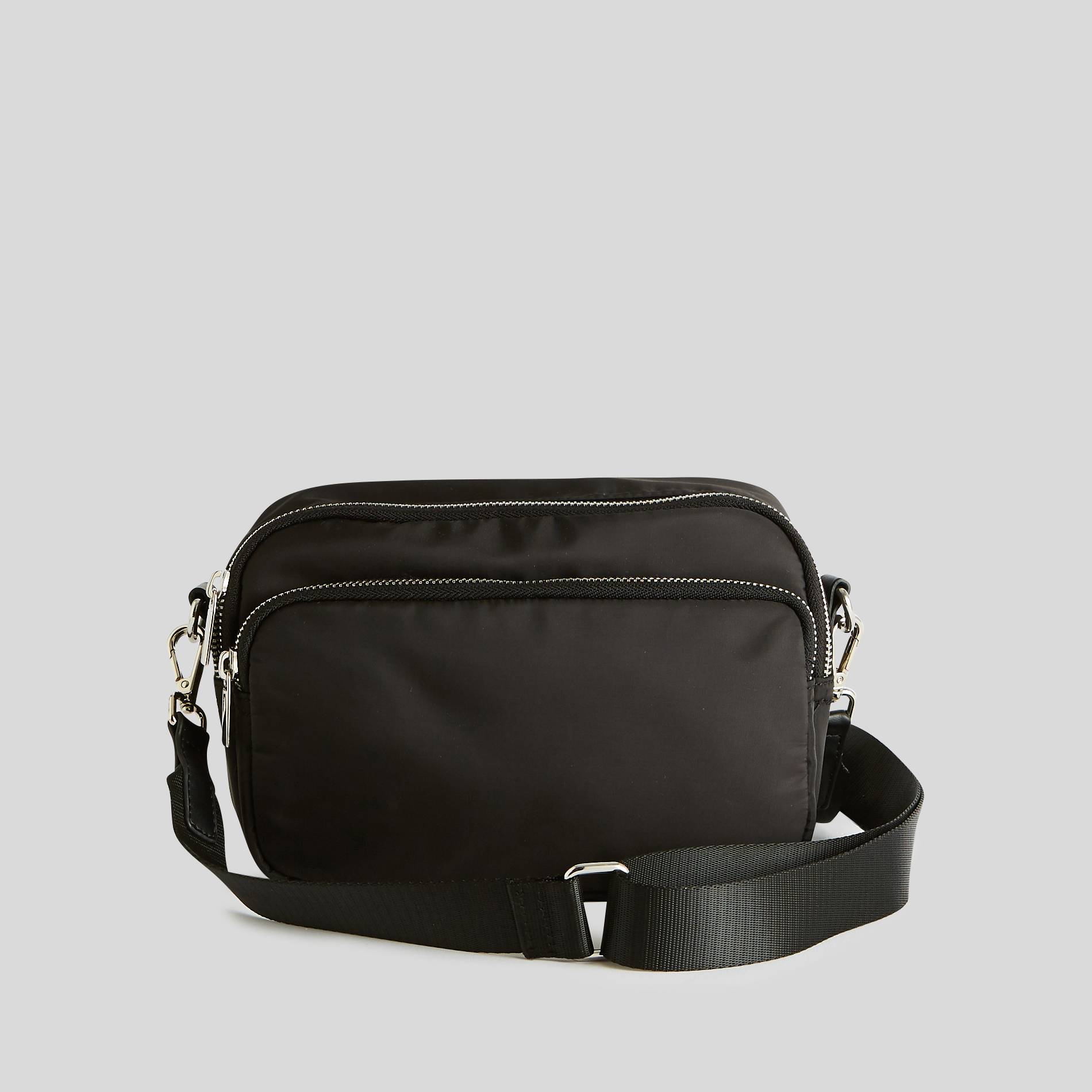 Sac zippé, Noir, large image number 0