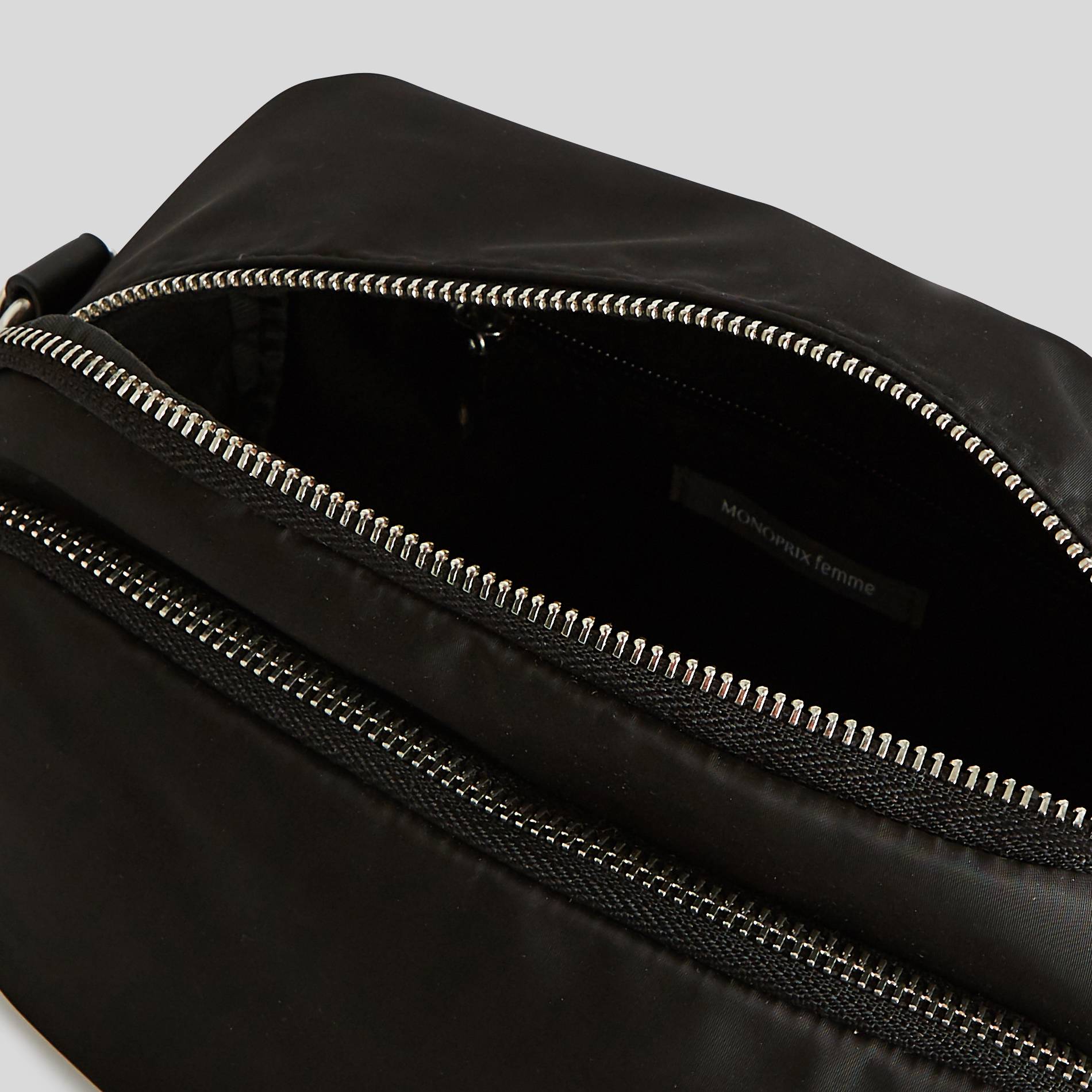 Sac zippé, Noir, large image number 2