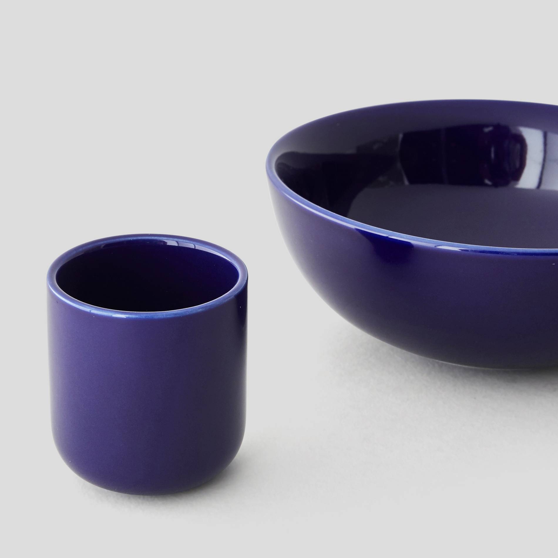 Assiette calotte, Indigo, large image number 1
