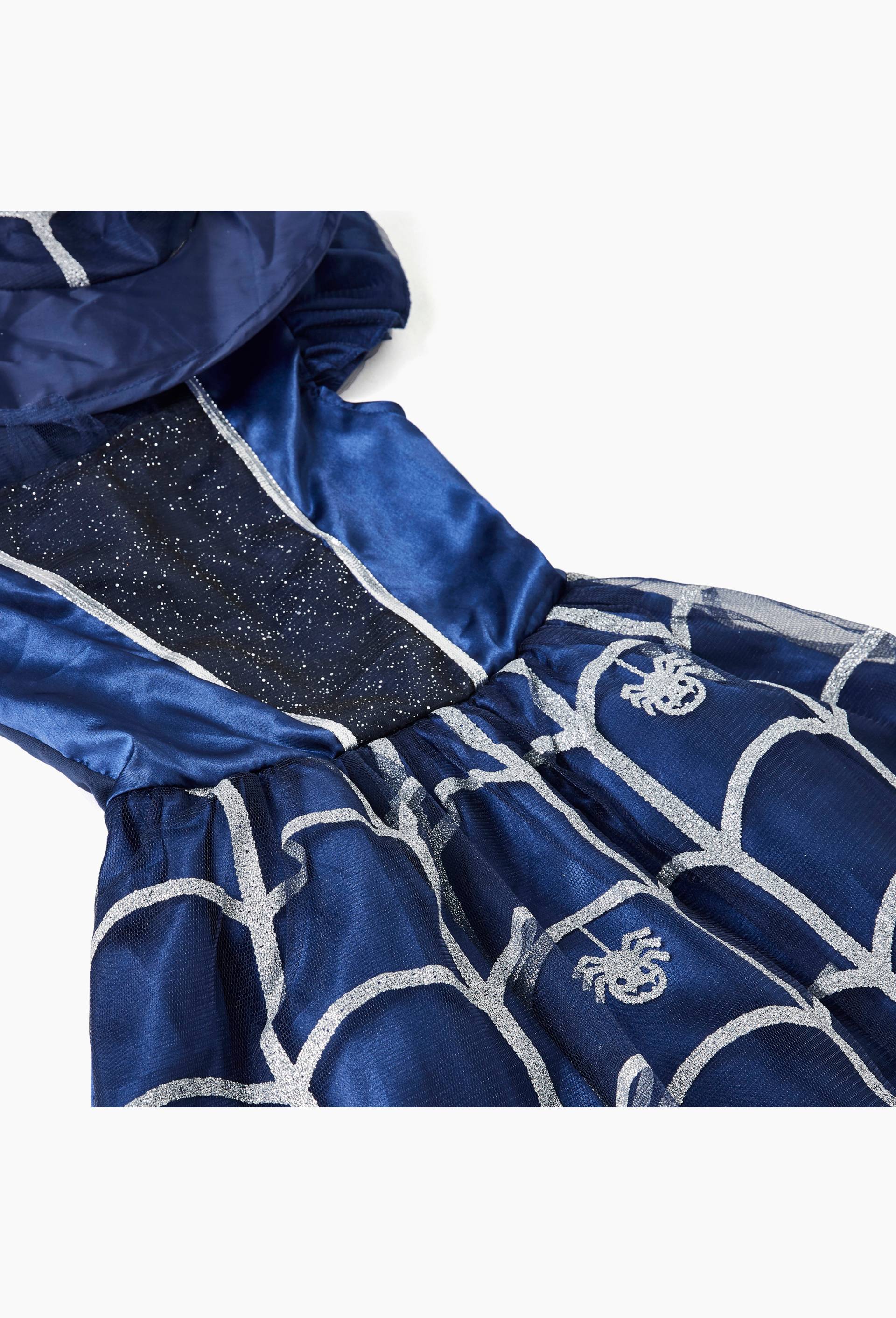 Déguisement robe bleue - 6 à 8 ans, Bleu, large image number 1