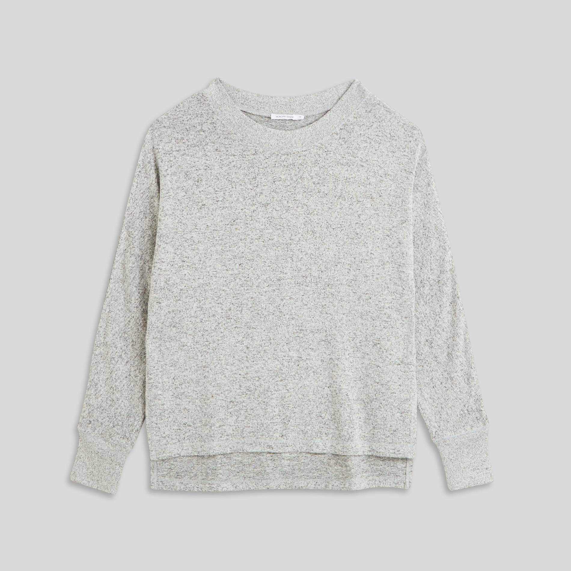 Sweat ample doudou, Gris clair, large image number 2