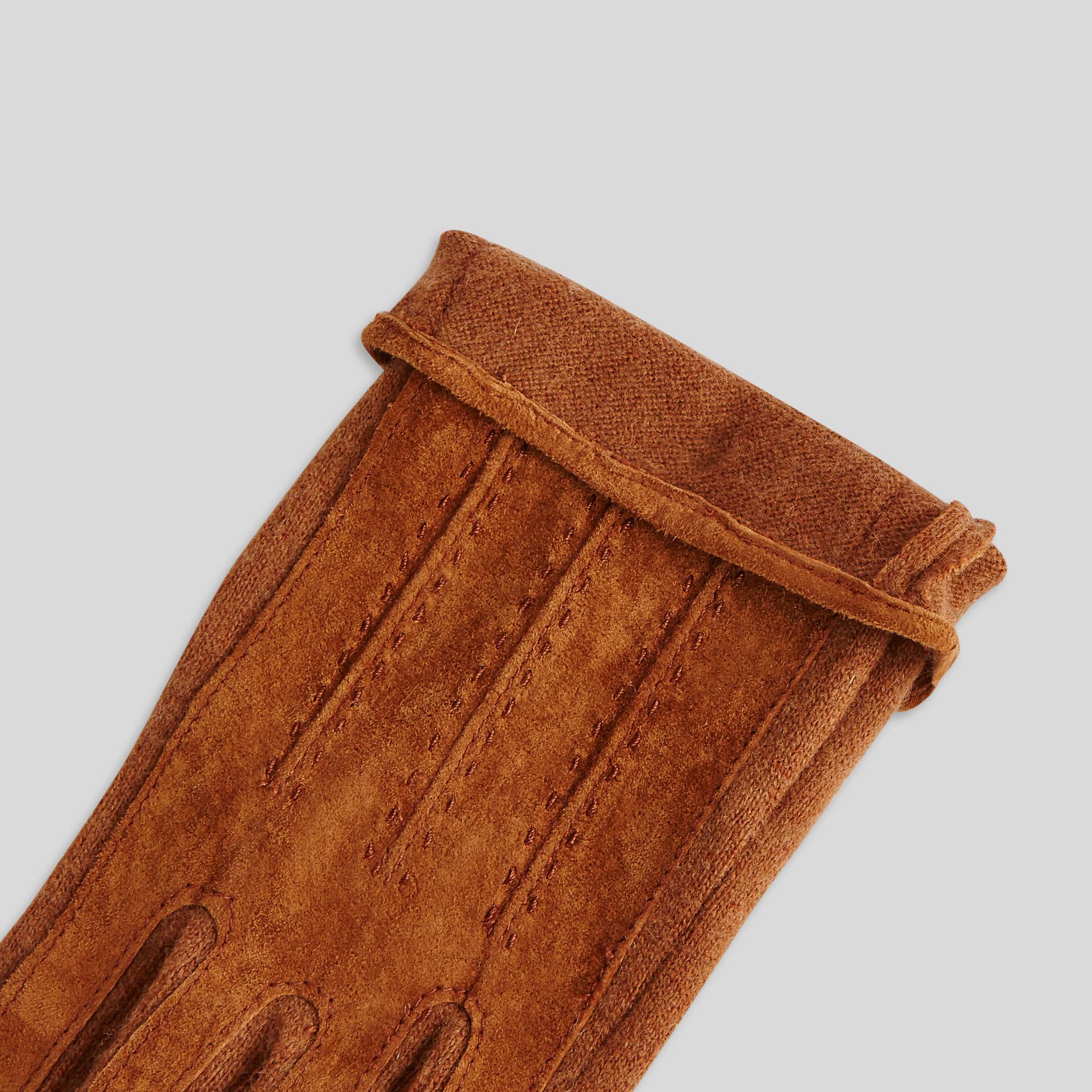 Gants en cuir, Camel, large image number 1