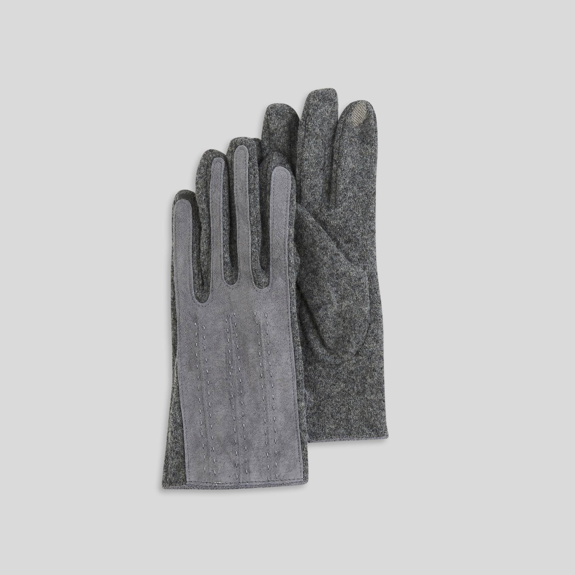 Gants en cuir, Gris moyen, large image number 0