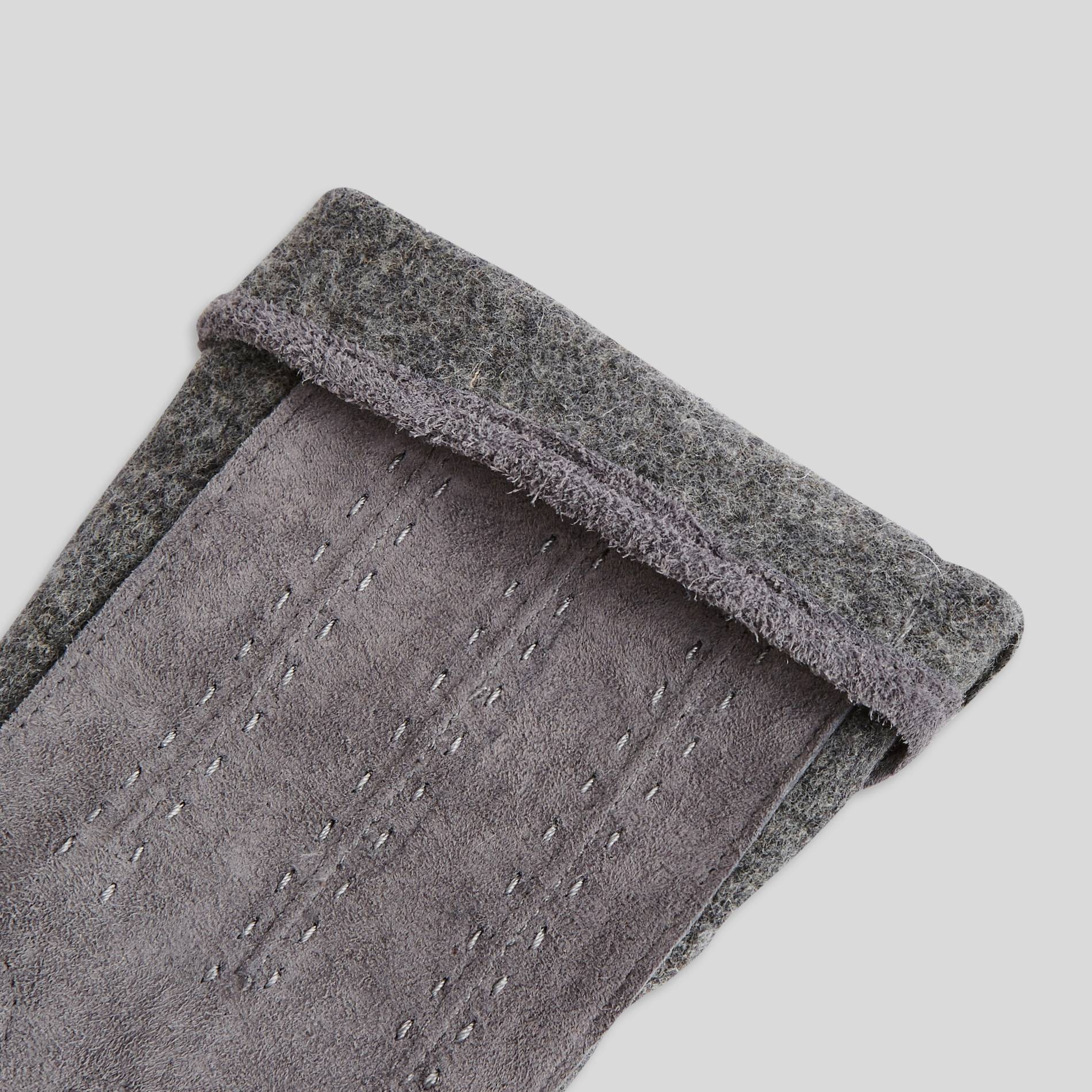 Gants en cuir, Gris moyen, large image number 1