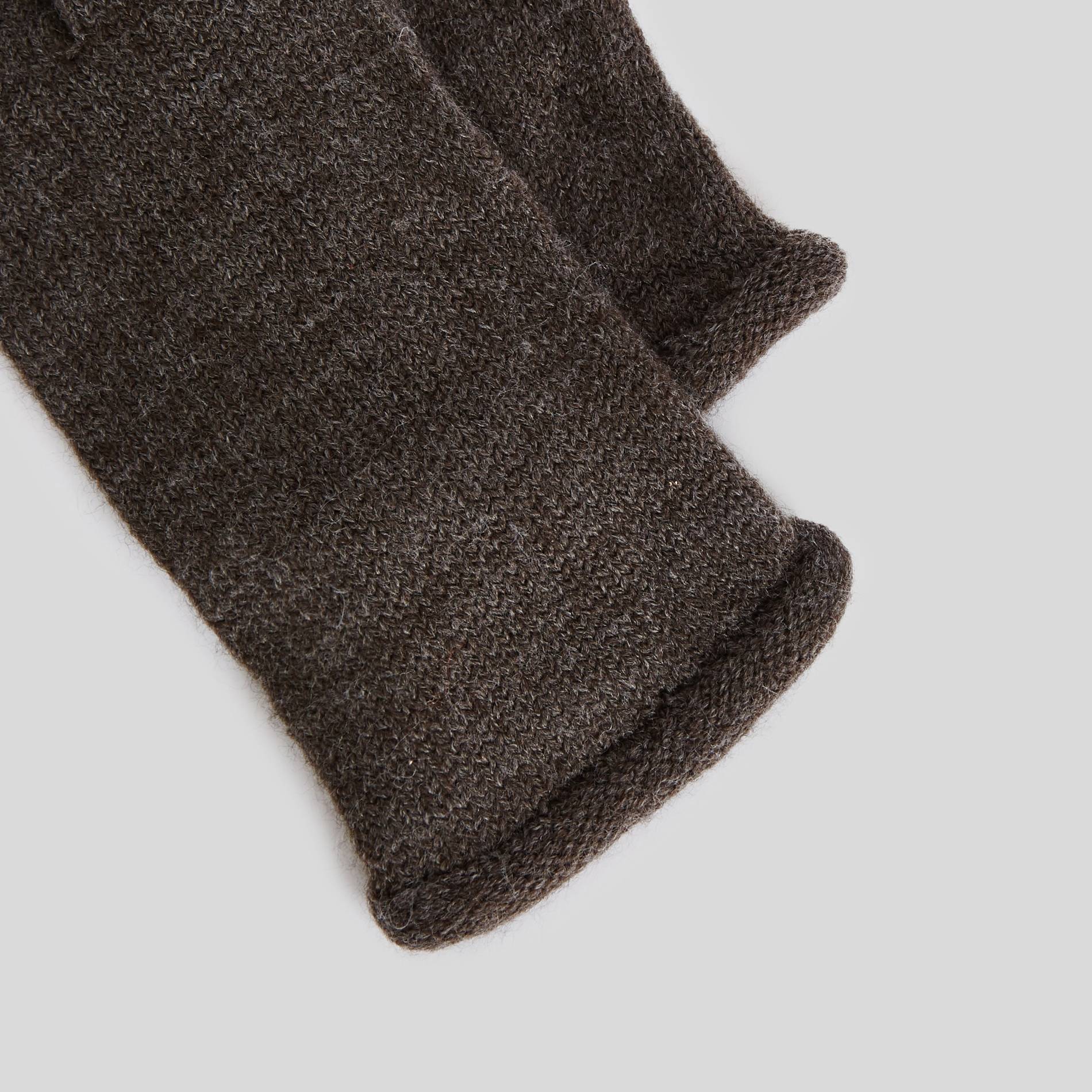 Gants en maille unis, Gris moyen, large image number 1.0