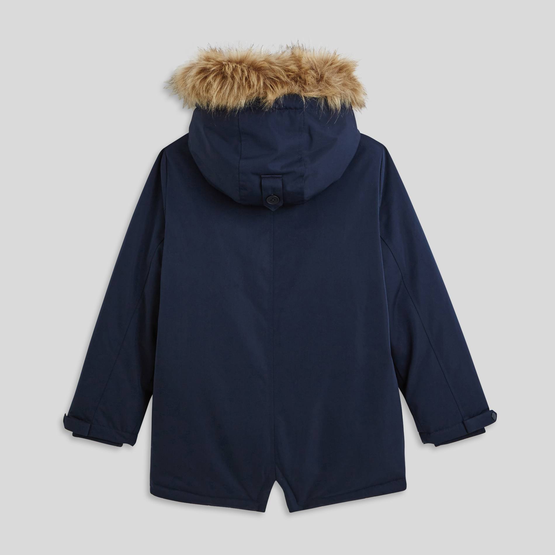 Parka en fausse fourrure, Bleu marine, large image number 1