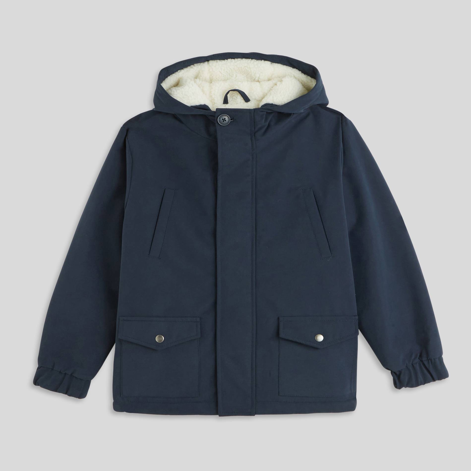 Parka doublé, Bleu marine, large image number 0.0