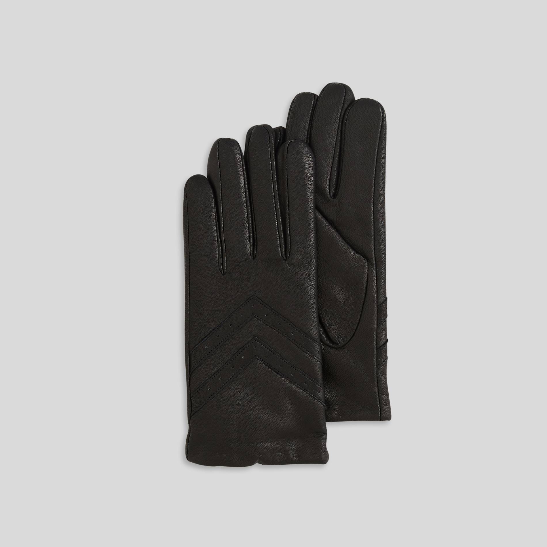Gants en cuir, Noir, large image number 0.0