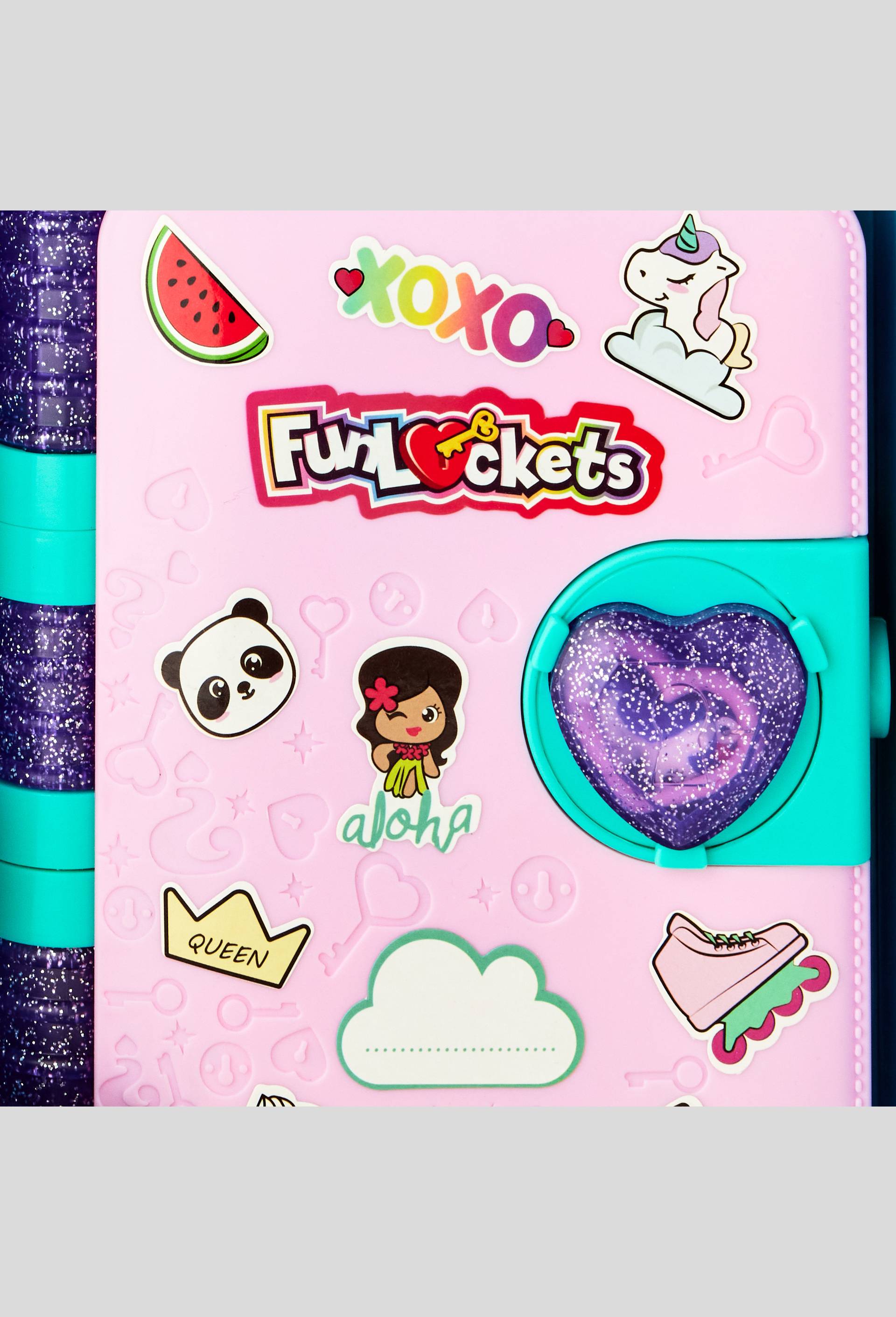 Funlockets - Mon journal à secrets, Violet foncé, large image number 1
