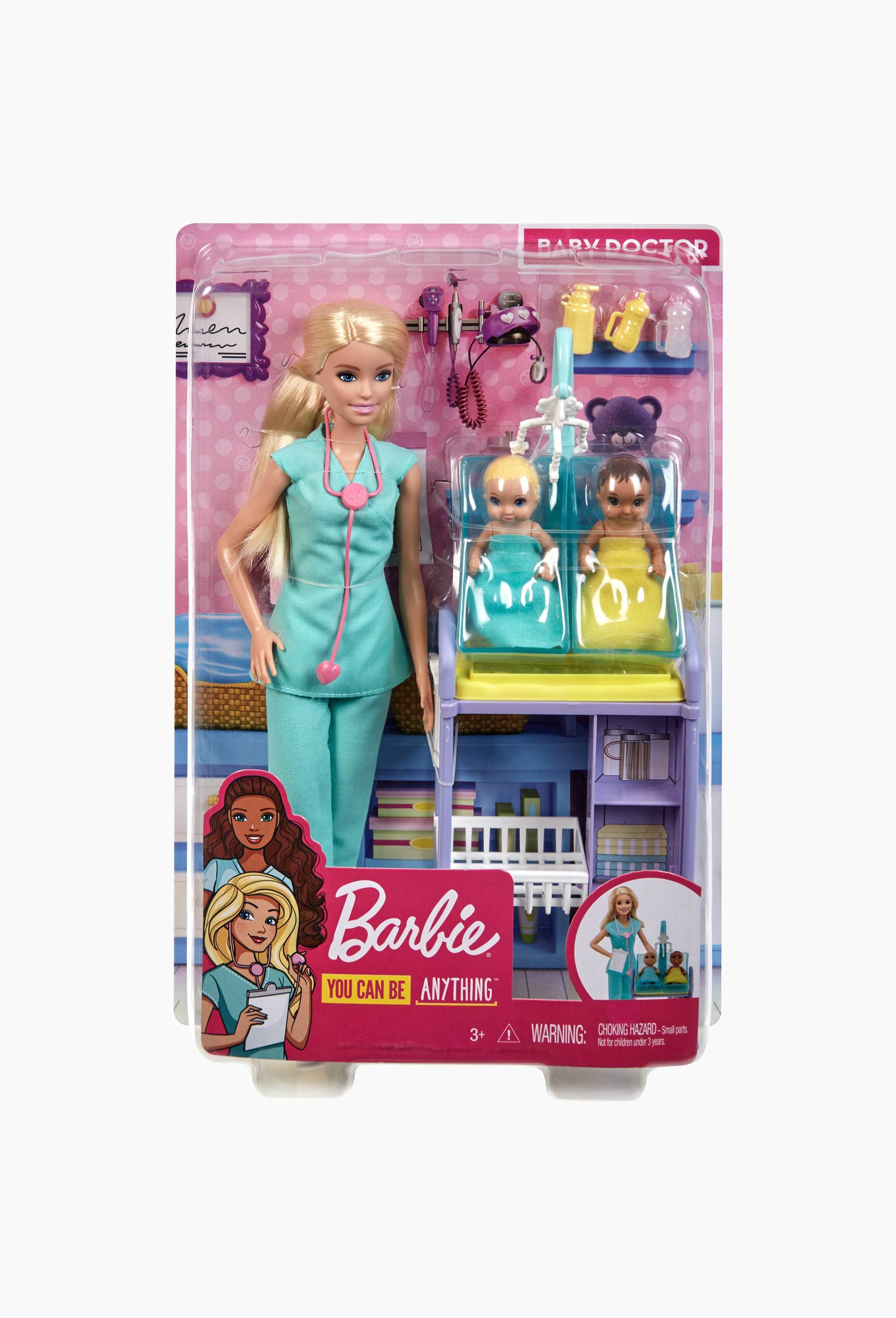 Barbie pédiatre blonde, Rose, large image number 0