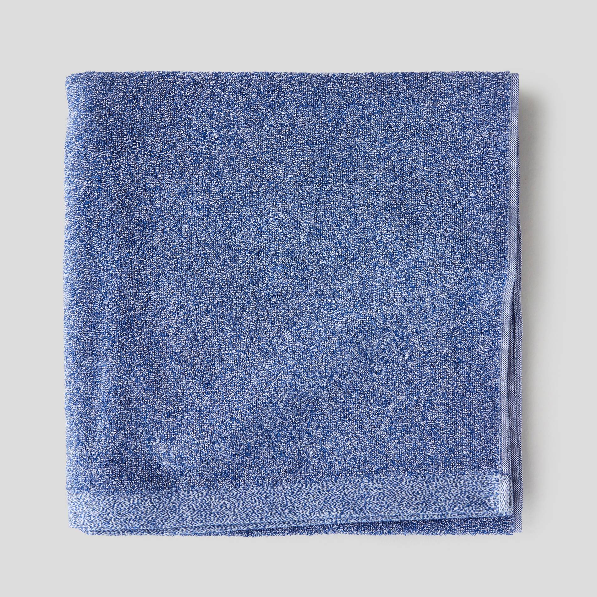 Drap de bain chiné, Indigo, large image number 0