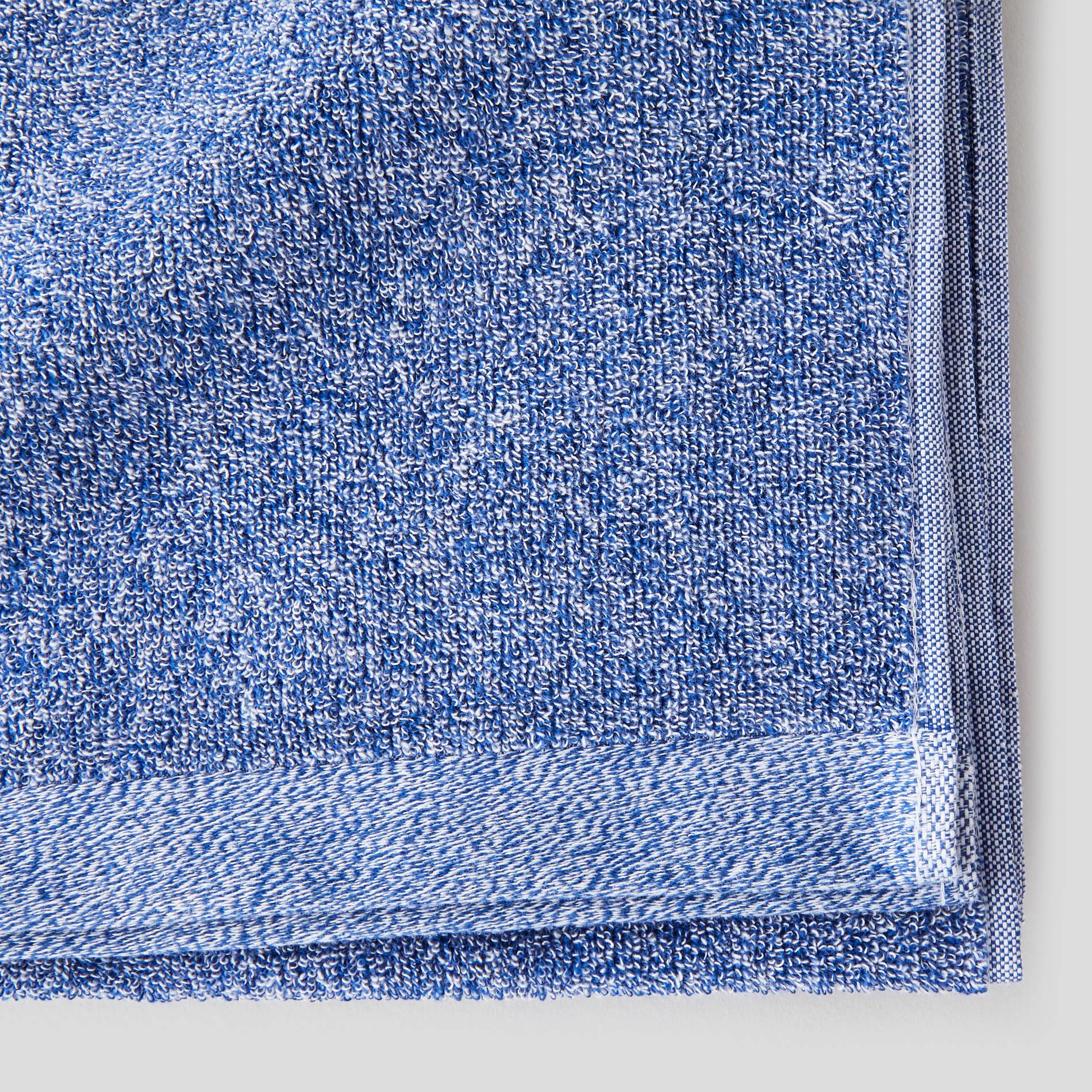 Drap de bain chiné, Indigo, large image number 1