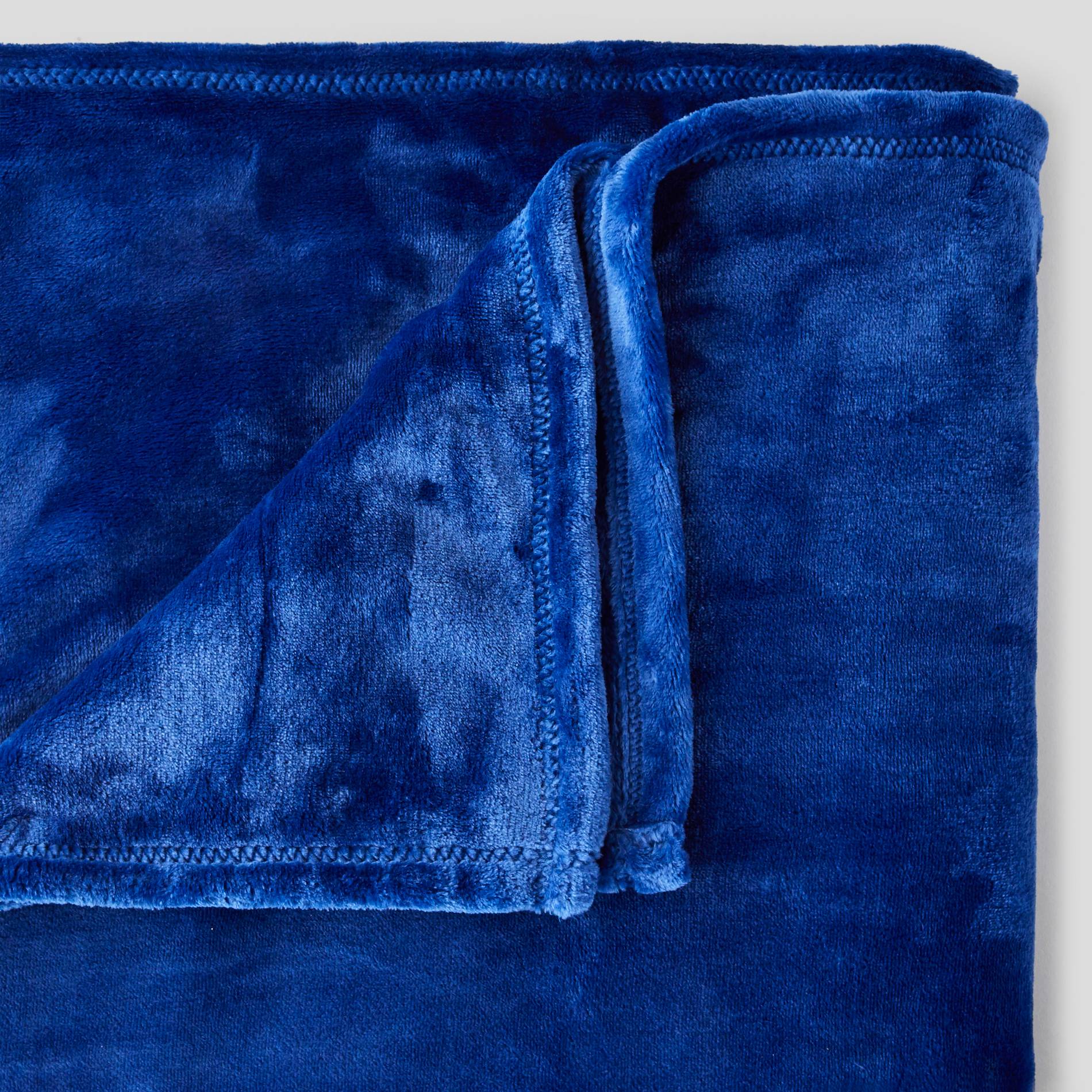 Plaid microfibre, Indigo, large image number 1