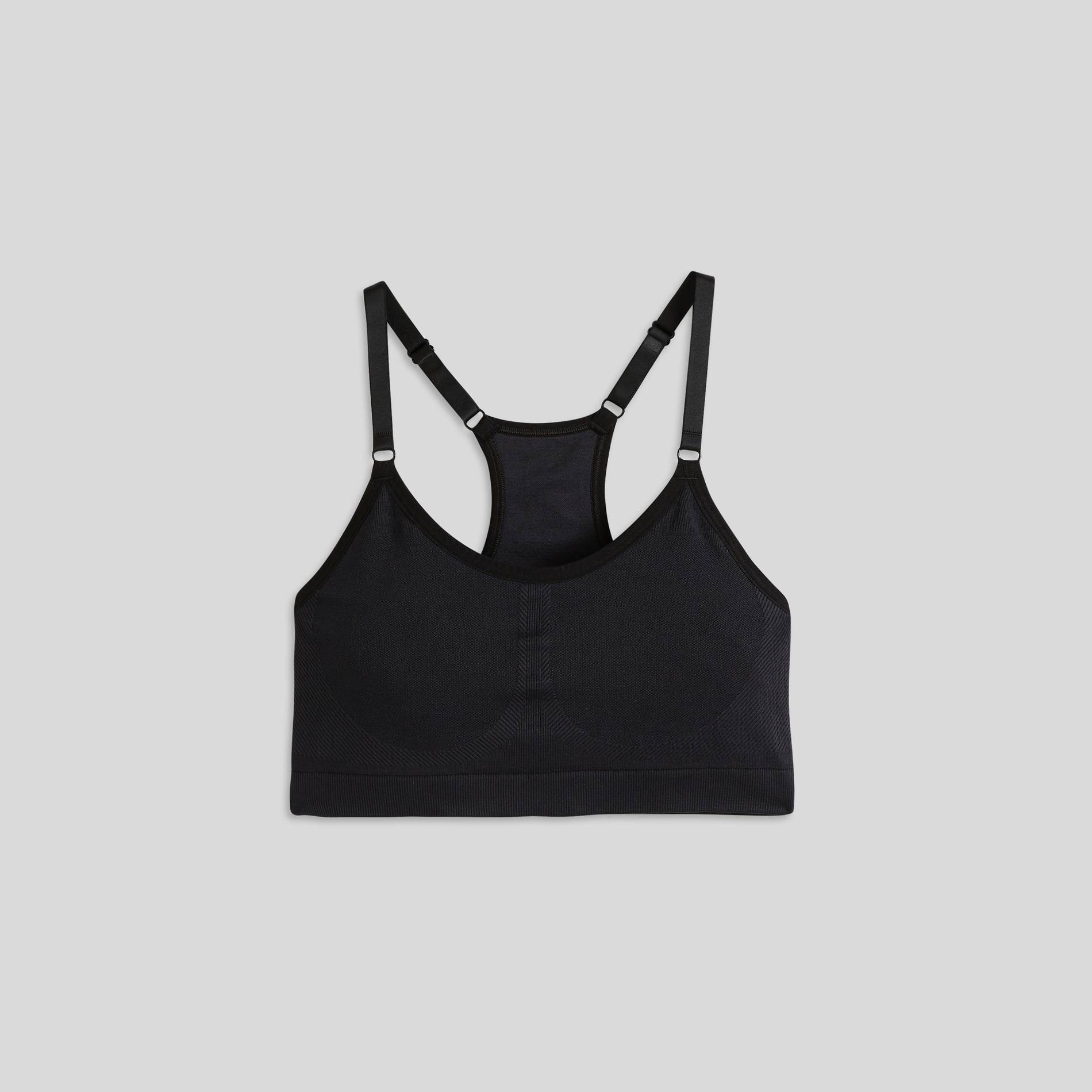 Brassière de sport sans coutures, Noir, large image number 2