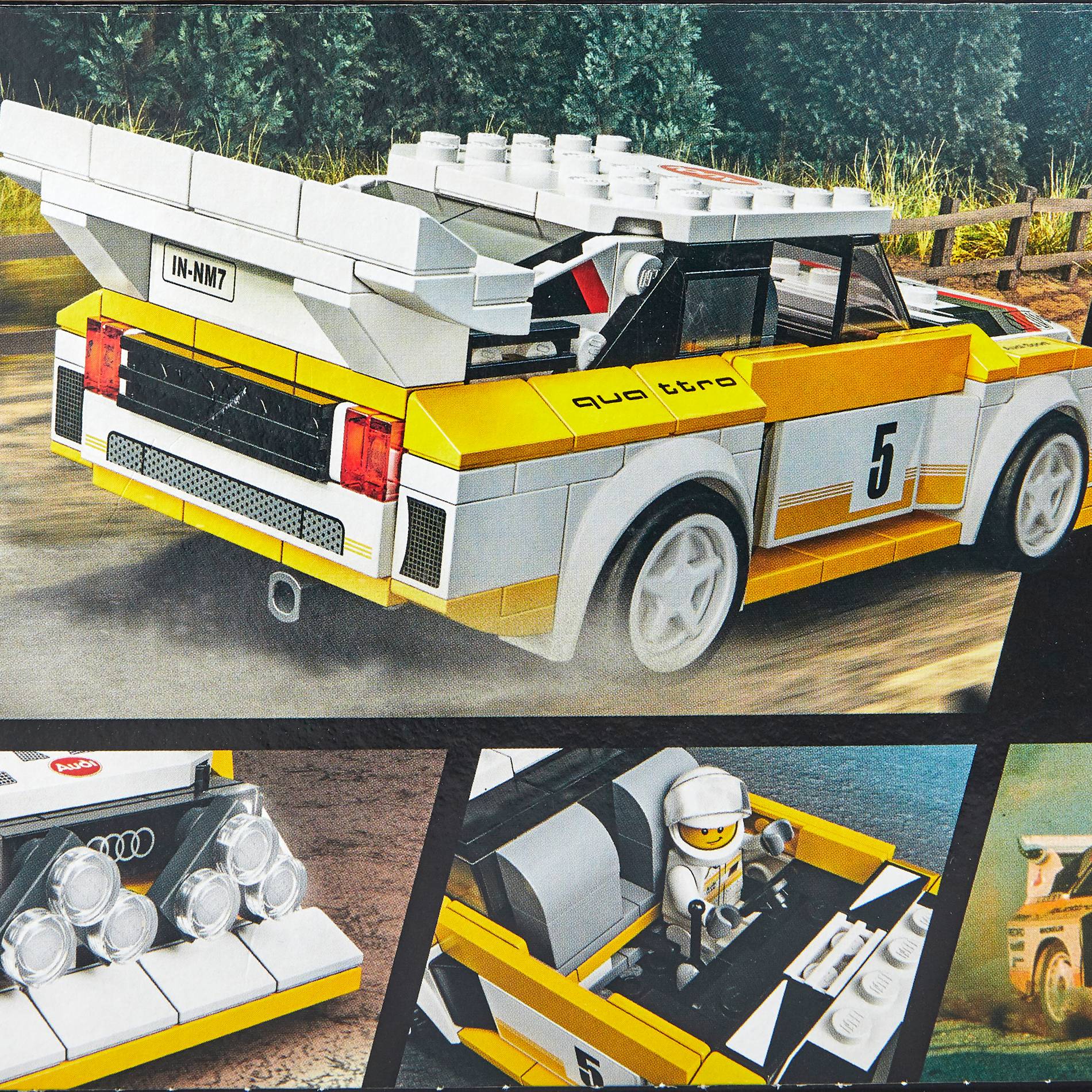 1985 Audi Sport quattro s1 - Lego Speed Champions 76897, Jaune, large image number 1.0
