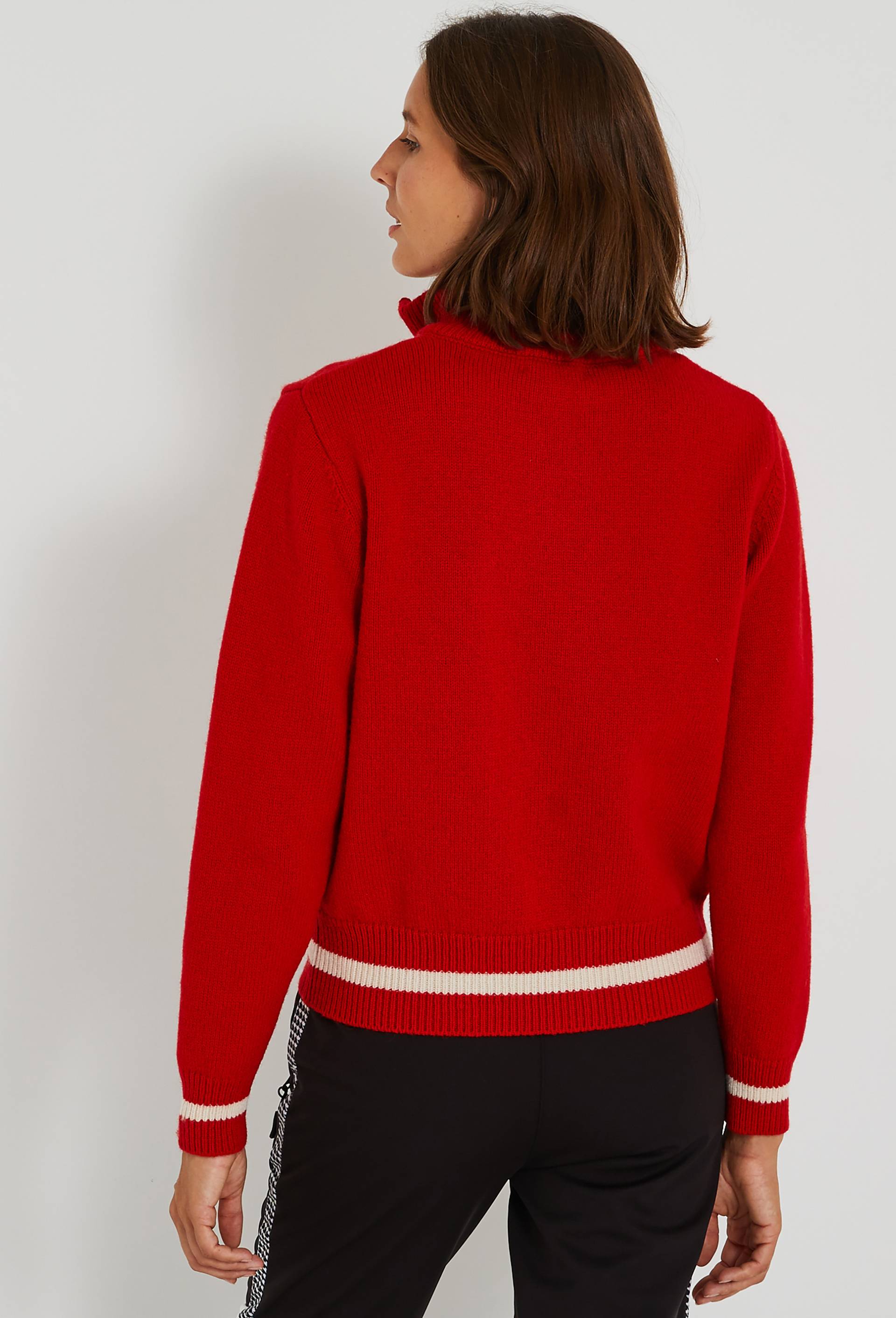 Pull après-ski, Rouge, large image number 1