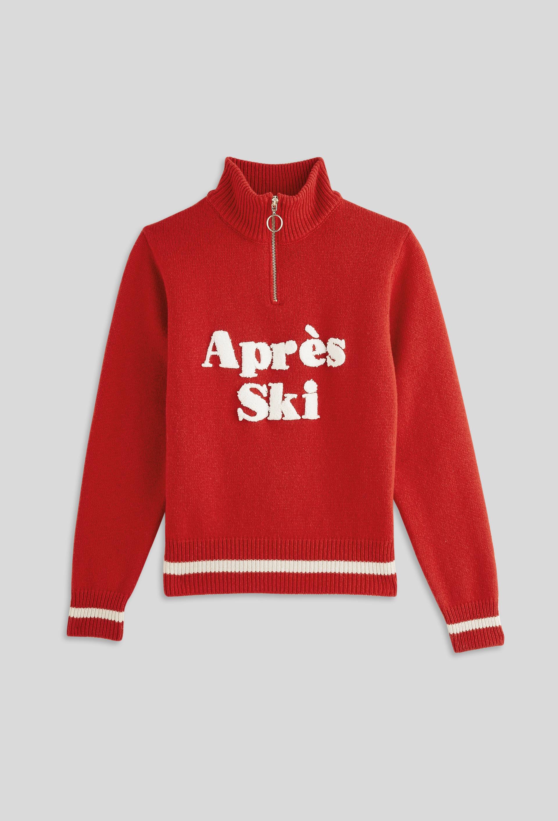 Pull apr&egrave;s-ski, Rouge, large image number 2