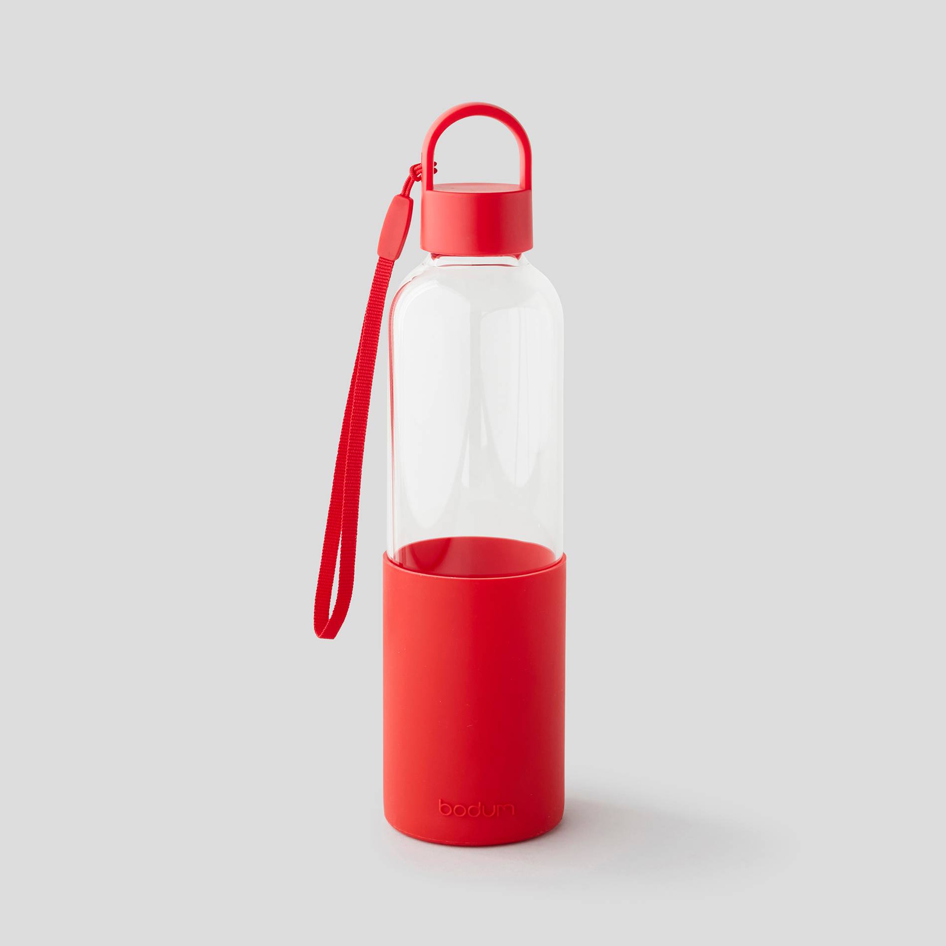 Gourde en verre, 500ml, Cerise, large image number 0