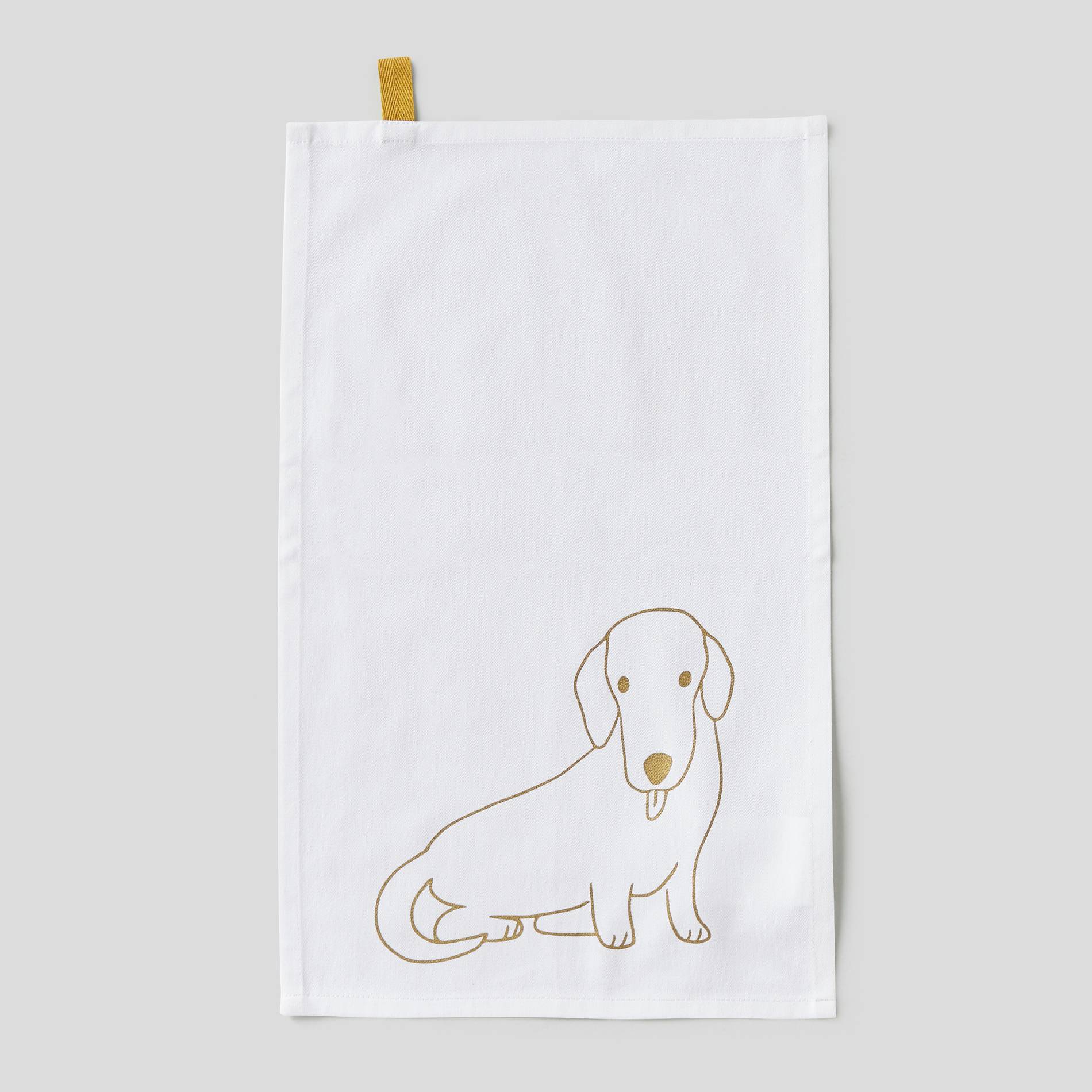 Essuie-main, Chien, Gris, large image number 0