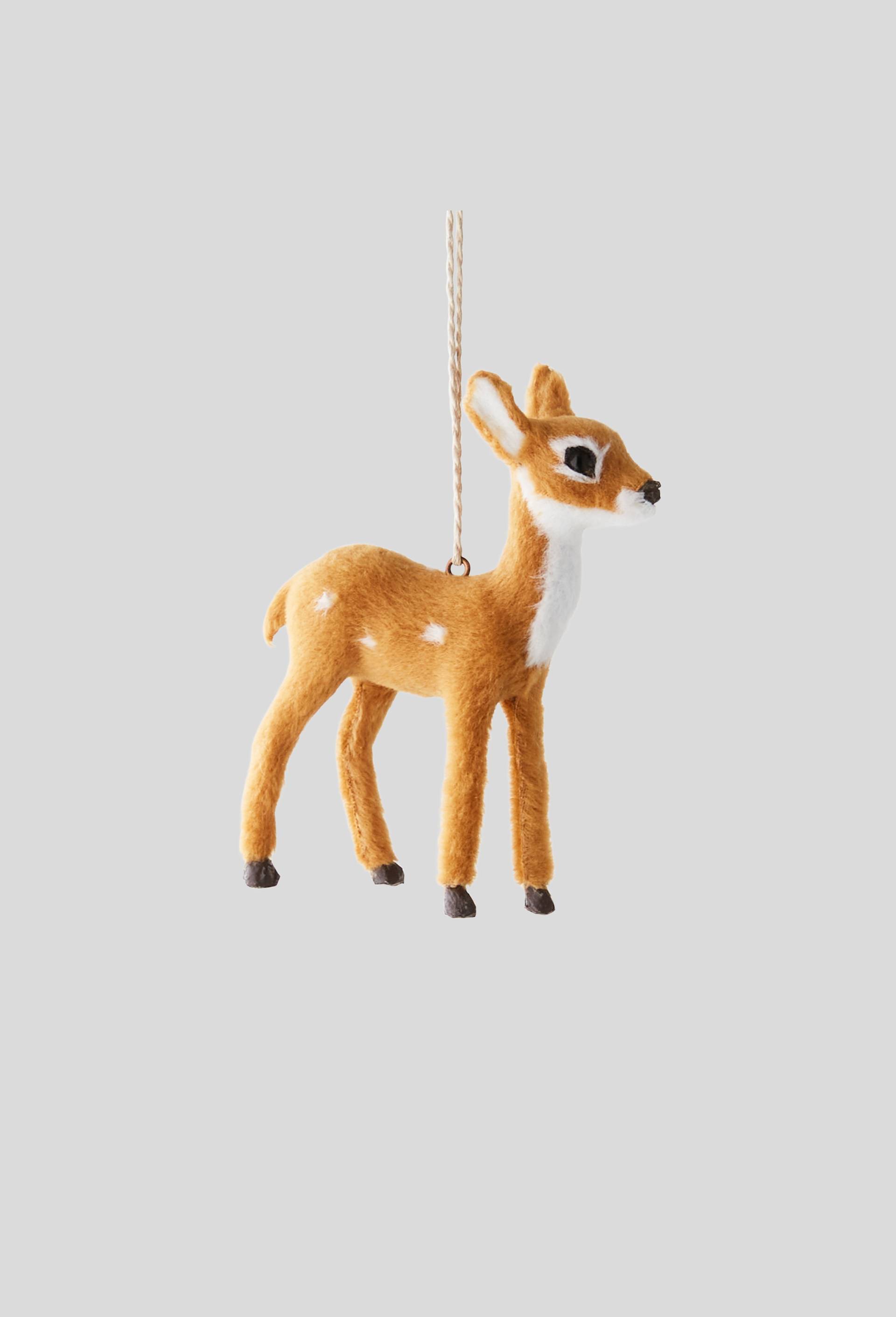 Ornement biche, H10, Brun, large image number 0