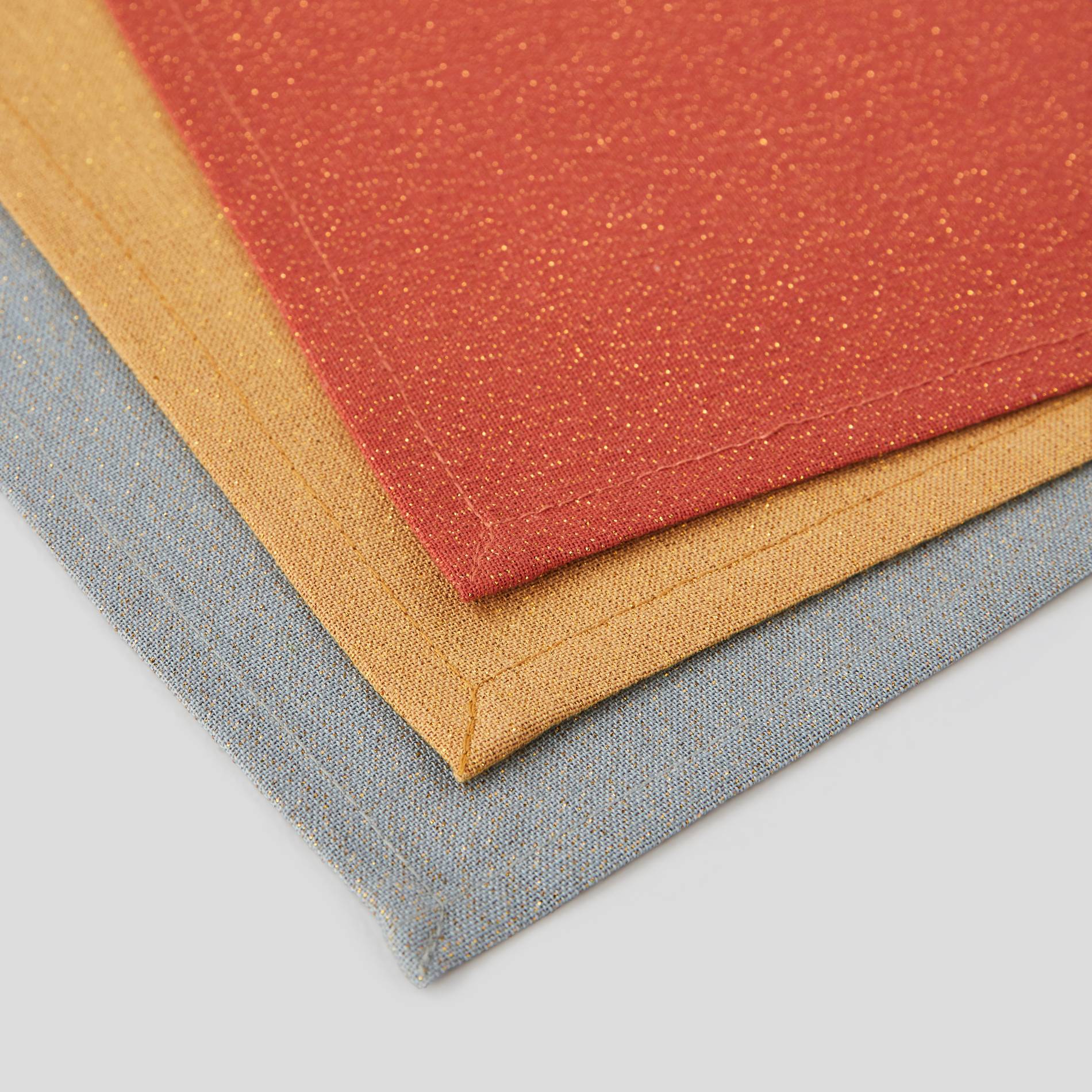 3 serviettes de table, Caramel, large image number 1