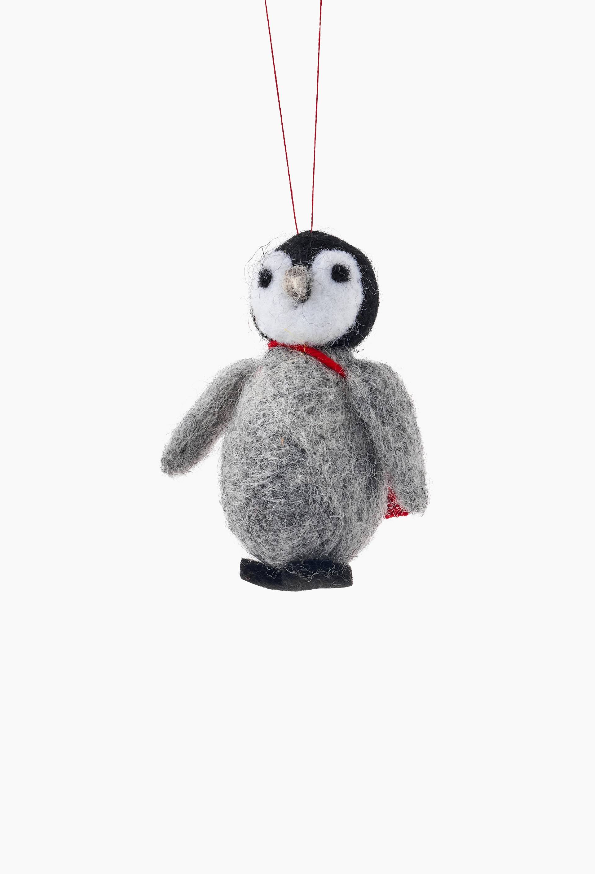 Ornement animaux, en laine, Gris fonc&eacute;, swatch image