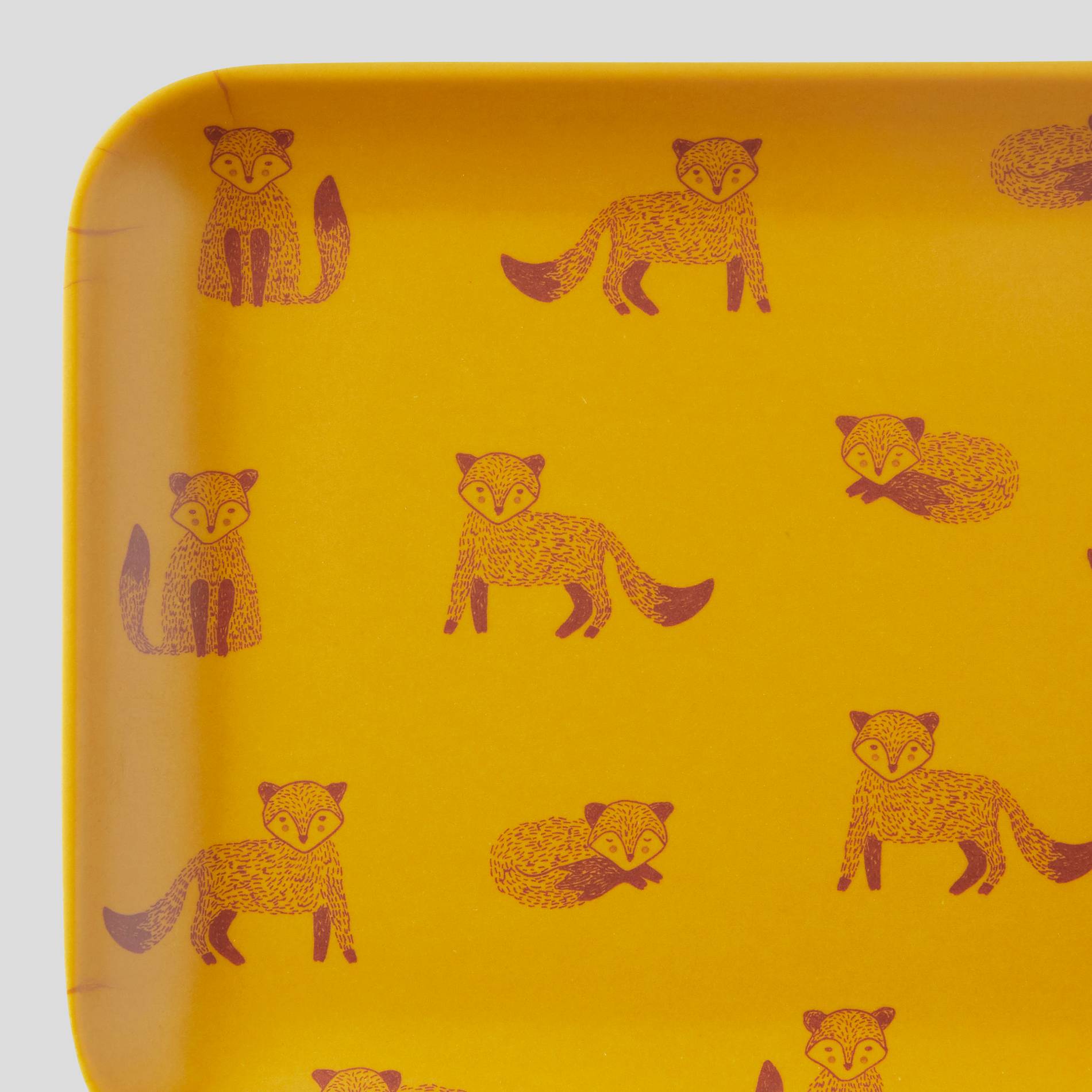 Plateau, petit modèle, Renard, Caramel, large image number 1