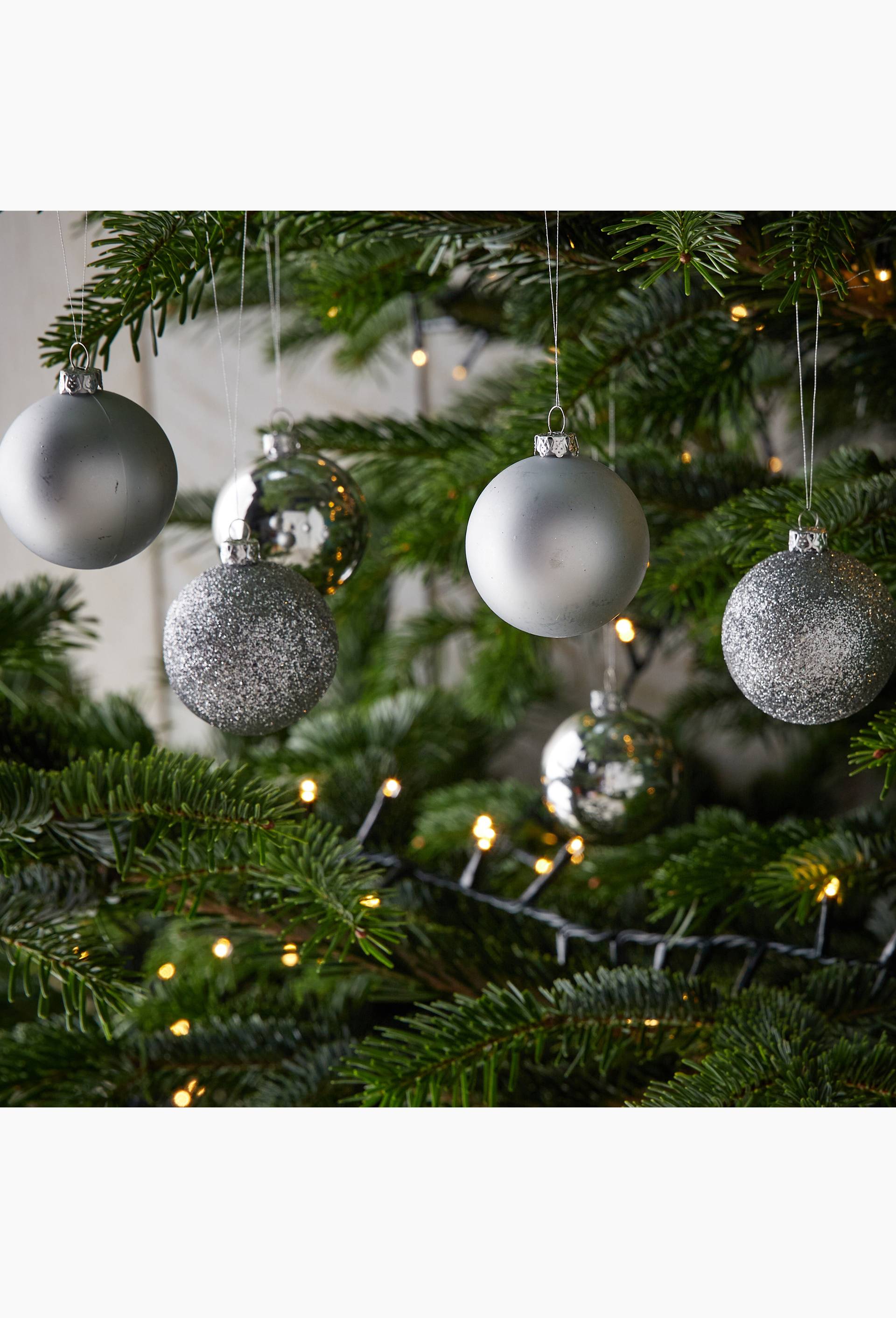 Boite de 27 boules en plastique, Argent, large image number 1.0