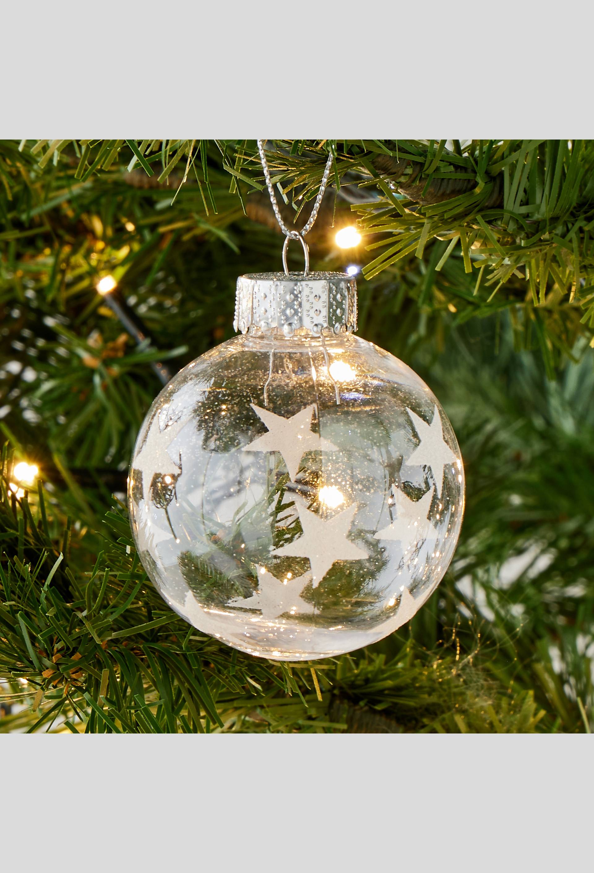 Boule de Noël transparente avec motif, Transparent, large image number 1.0