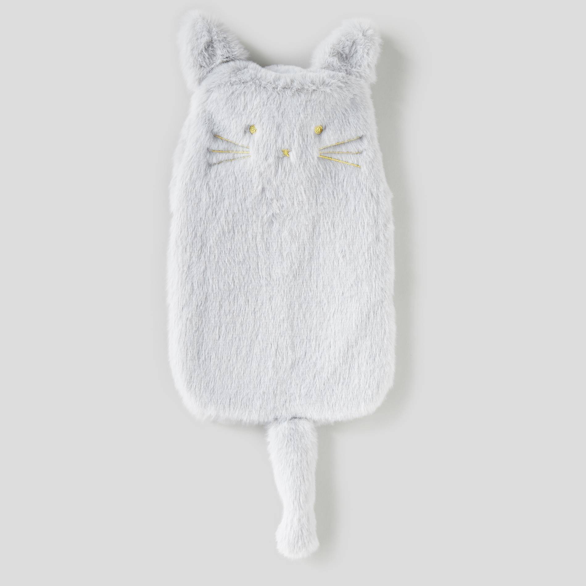 Bouillotte lapin, H26x L15 cm, en polyester, Camel, large image number 0.0