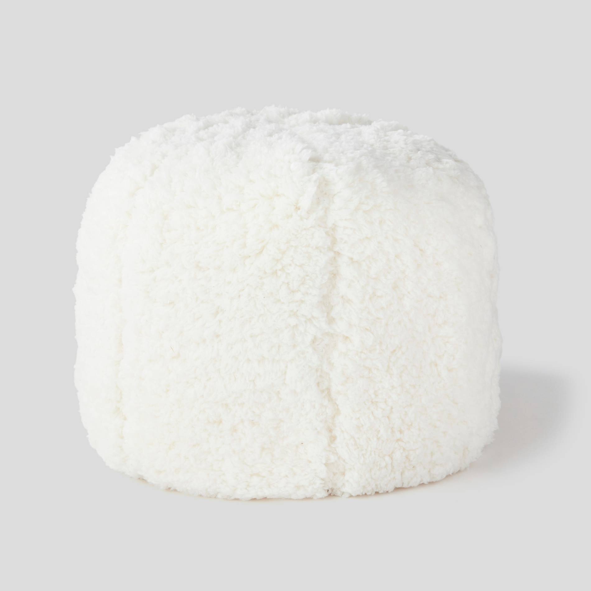 Pouf rond, Ecru, large image number 0