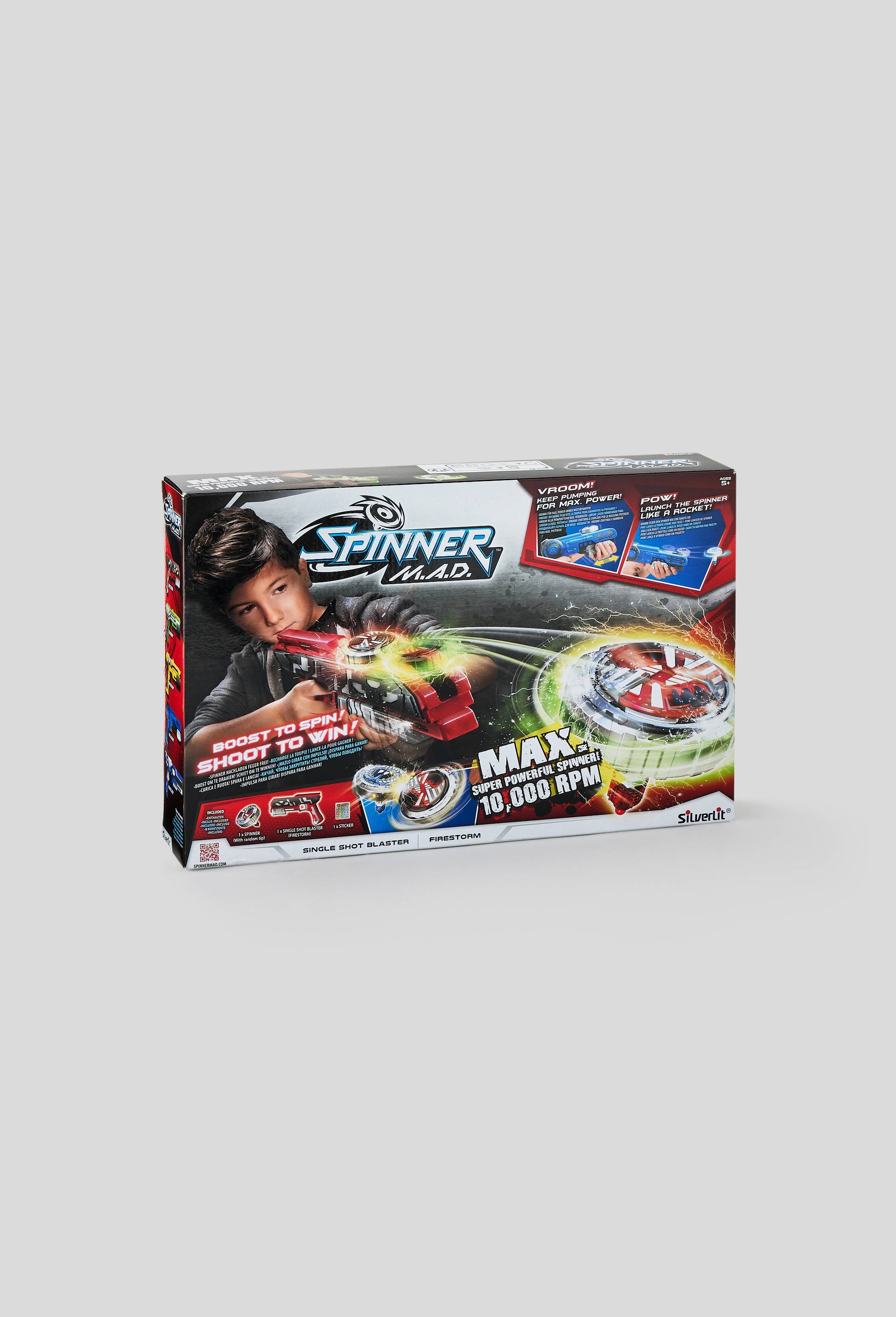 Lanceur de toupies - Single blaster, Bleu fonc&eacute;, large image number 0