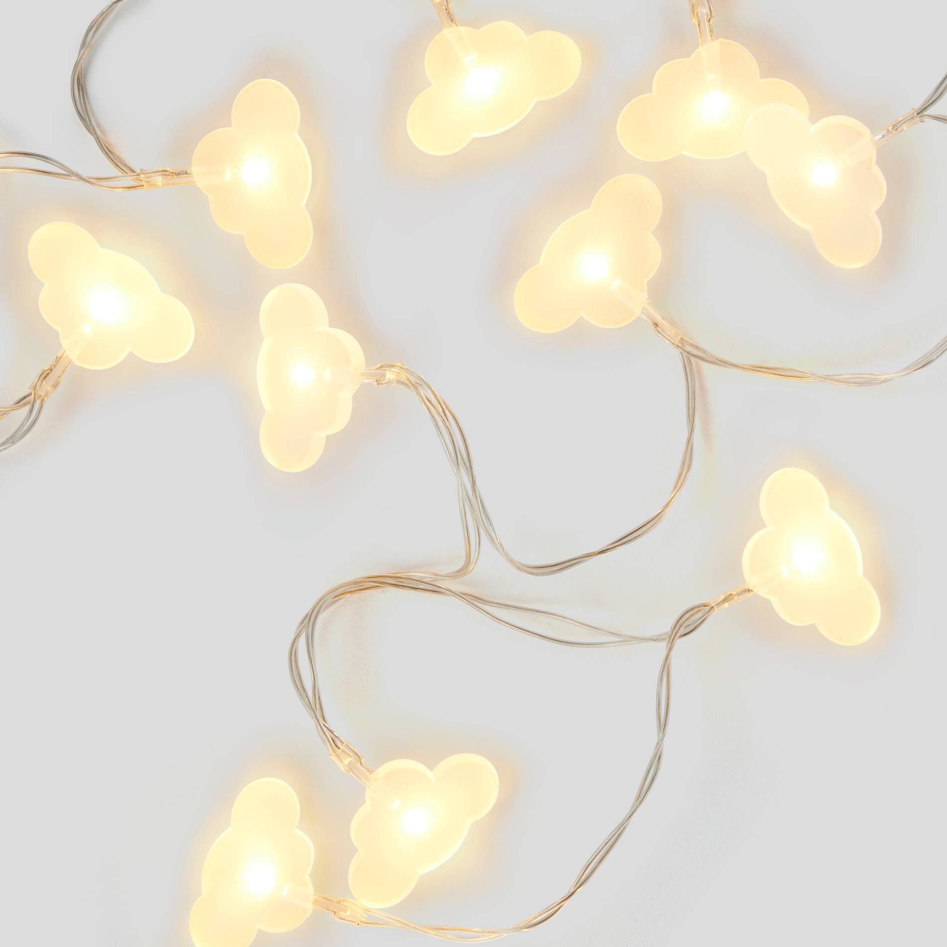Guirlande LED nuage, Blanc, large image number 1.0