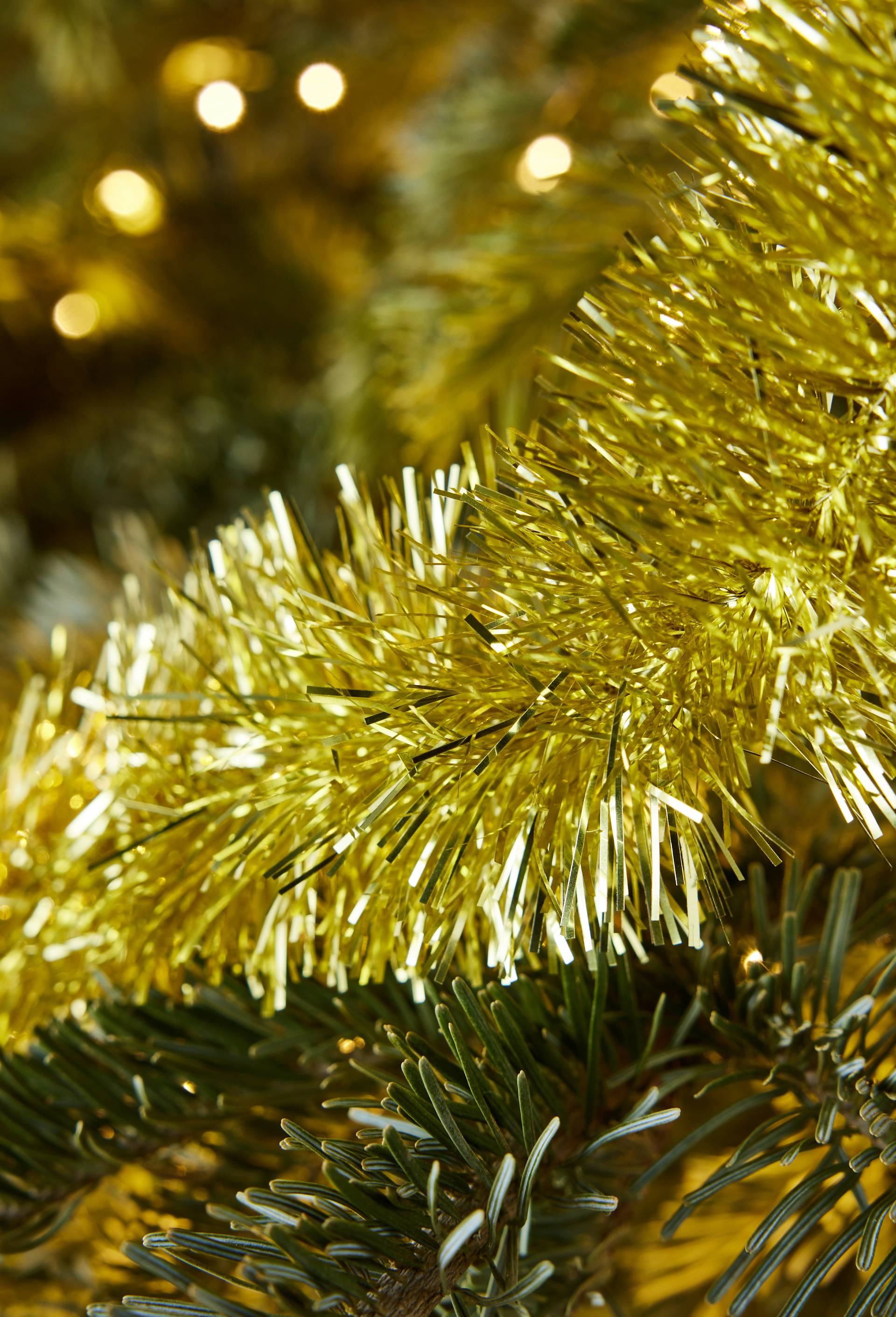 Guirlande de No&euml;l, 2M, Or, large image number 1