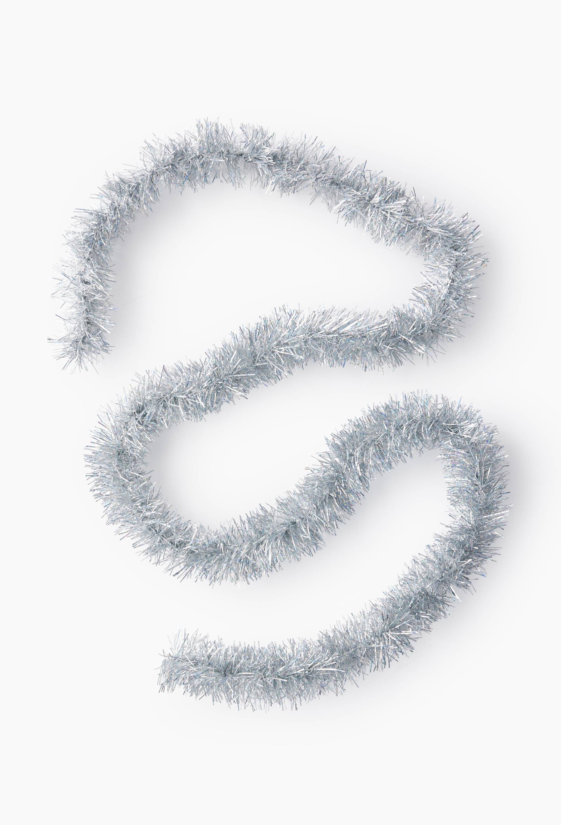 Guirlande de No&euml;l, 2M, Argent, swatch image